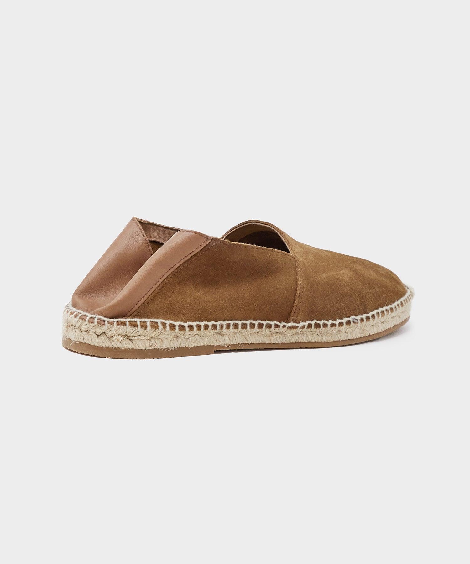 Suede Espadrille in Tobacco Product Image