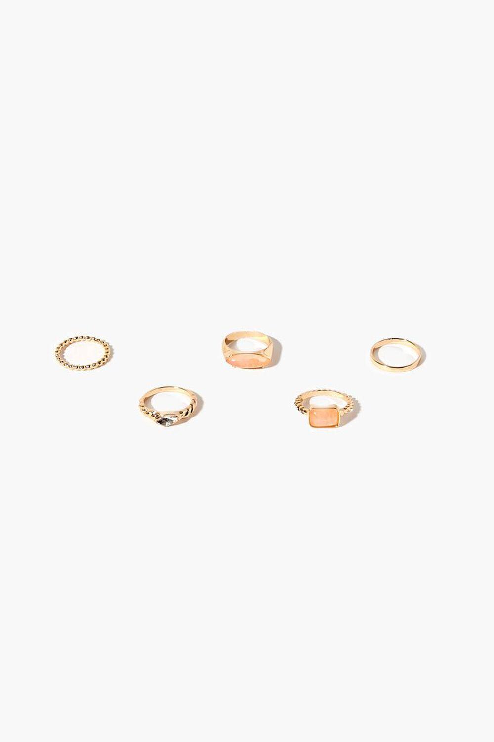 Faux Gem Ring Set | Forever 21 Product Image