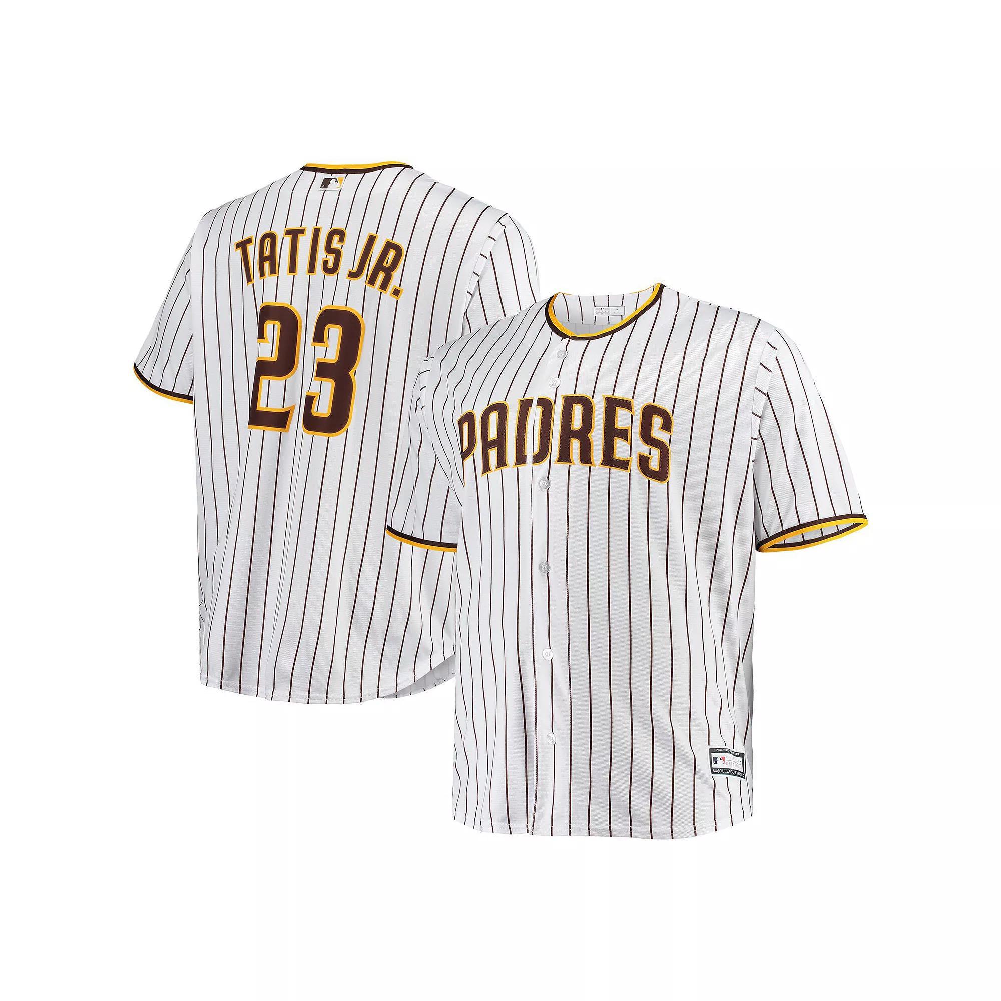 Men's Fernando Tatis Jr. White San Diego Padres Big & Tall Replica Player Jersey,  Product Image