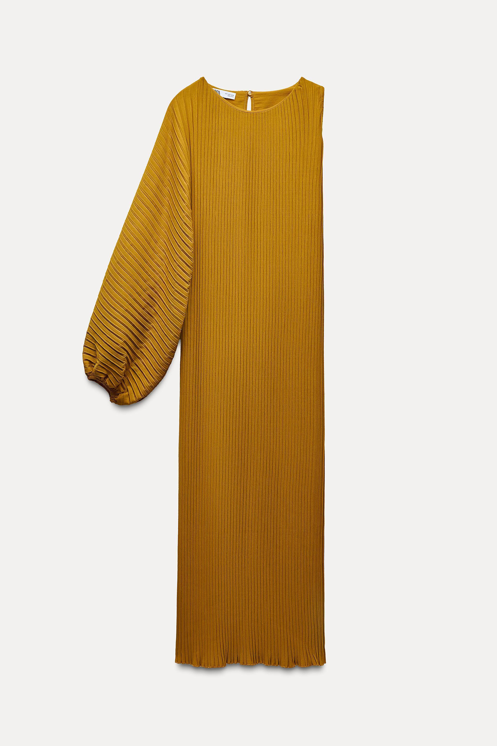 PLEATED ASYMMETRIC DRESS Product Image