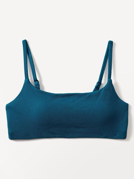 Scoop Pique Bikini Top A-C Product Image