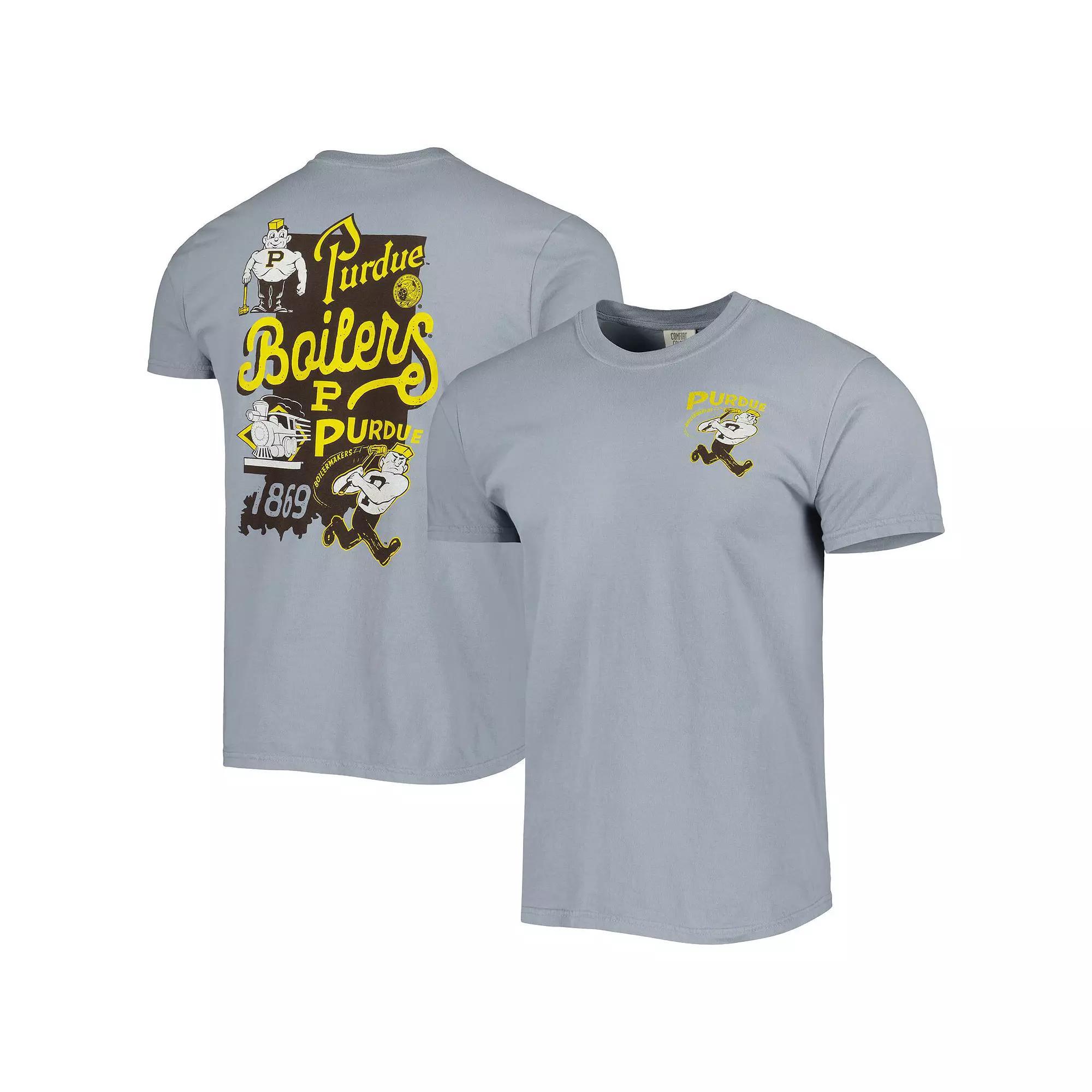 Men's Graphite Purdue Boilermakers Vault State Comfort T-Shirt, Size: Small, Dark G Product Image