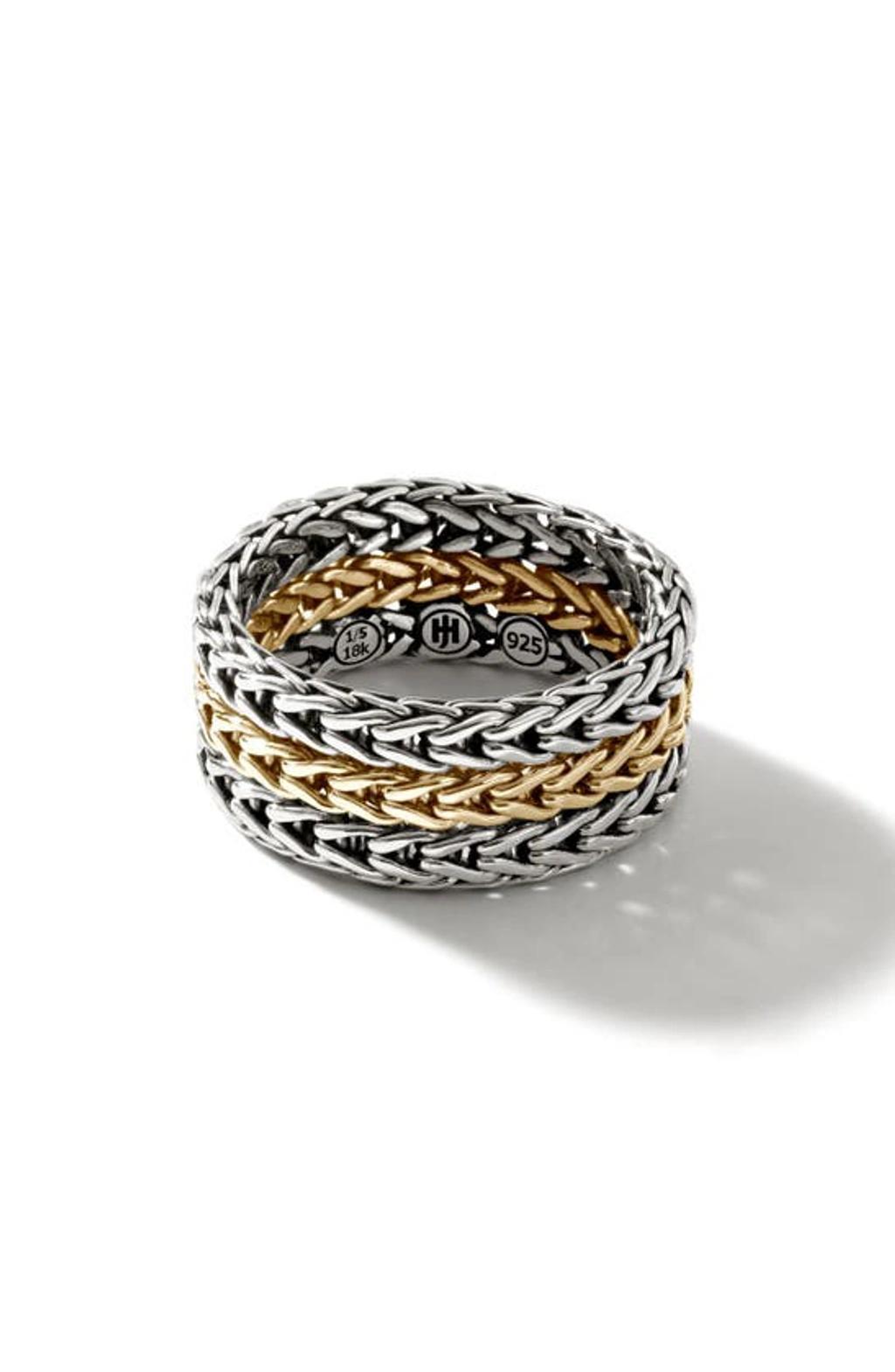 JOHN HARDY Rata Chain 9mm Band Ring In Silver Product Image