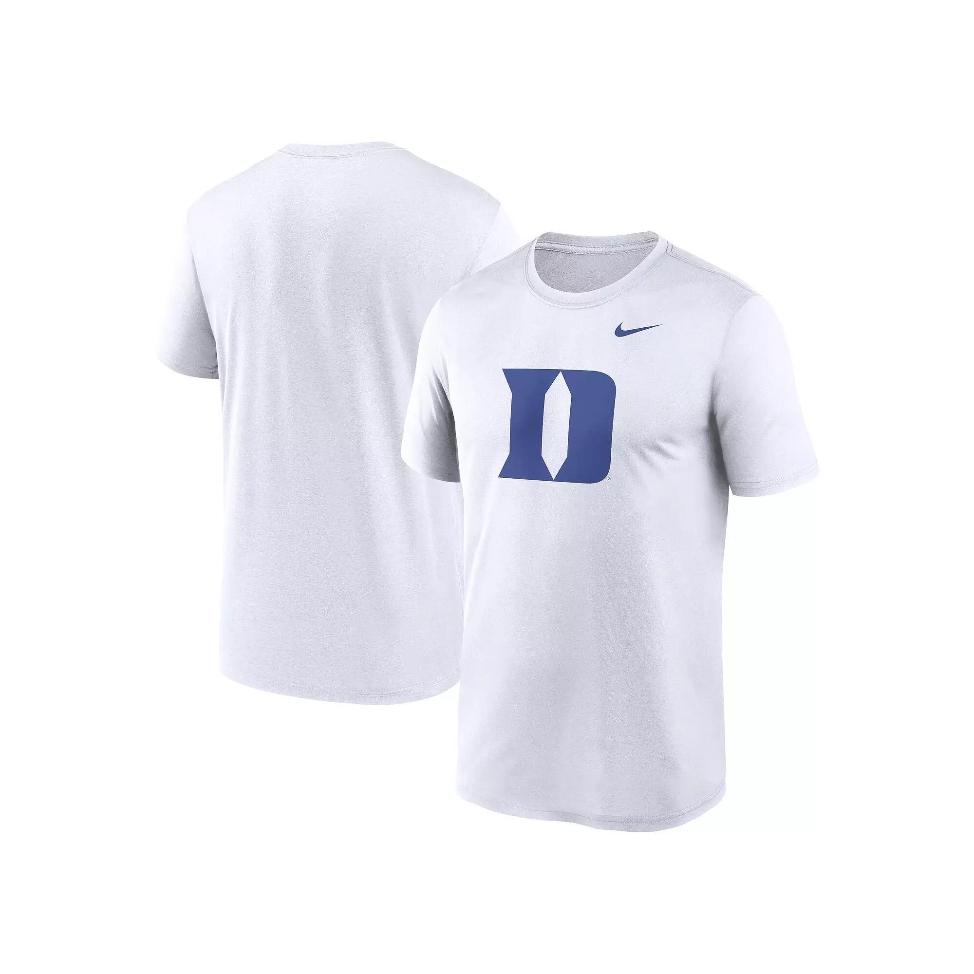 Men's Nike White Duke Blue Devils Primetime Legend Logo T-Shirt,  Product Image