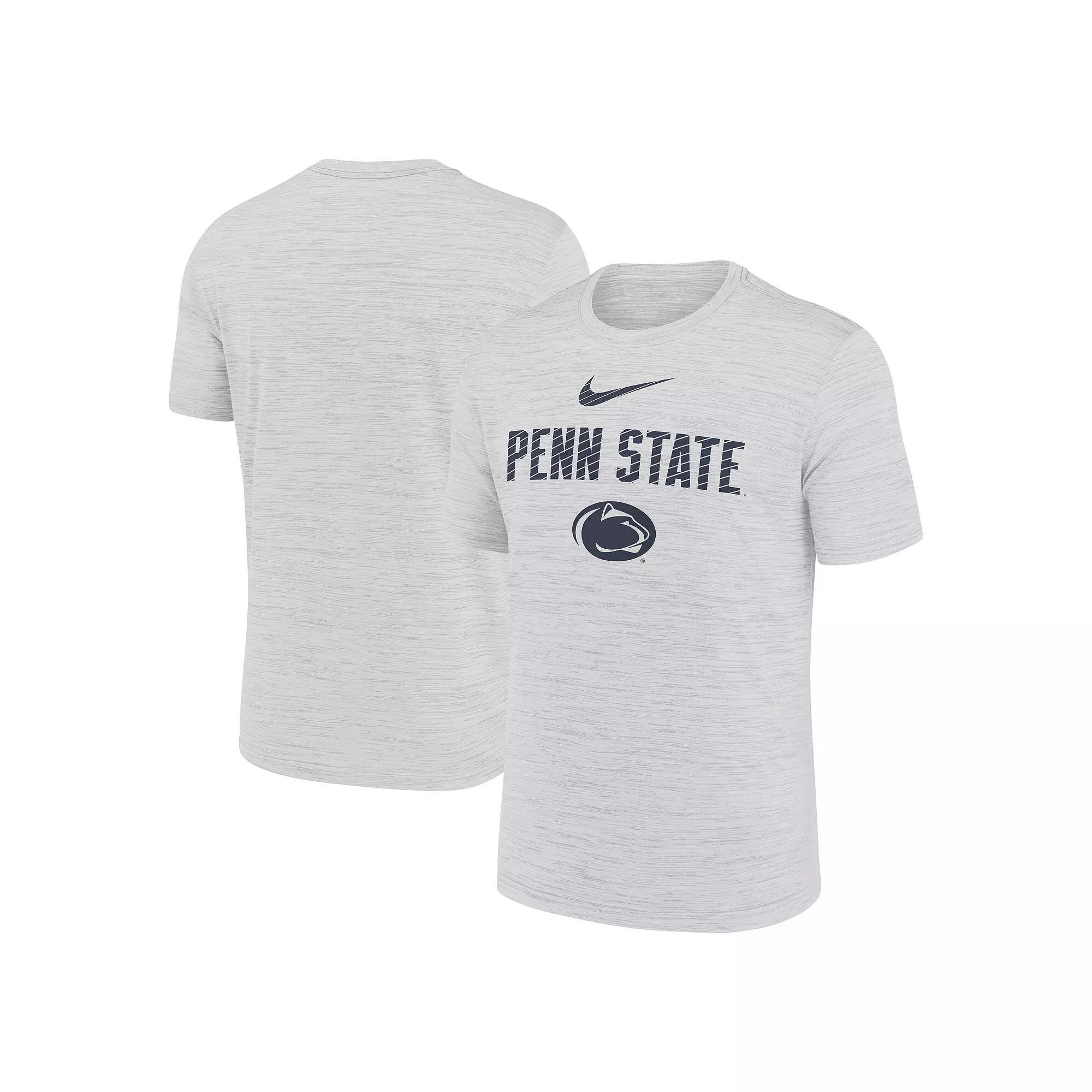 Men's Nike White Penn State Nittany Lions Campus Slant Velocity Performance T-Shirt, Size: XL Product Image