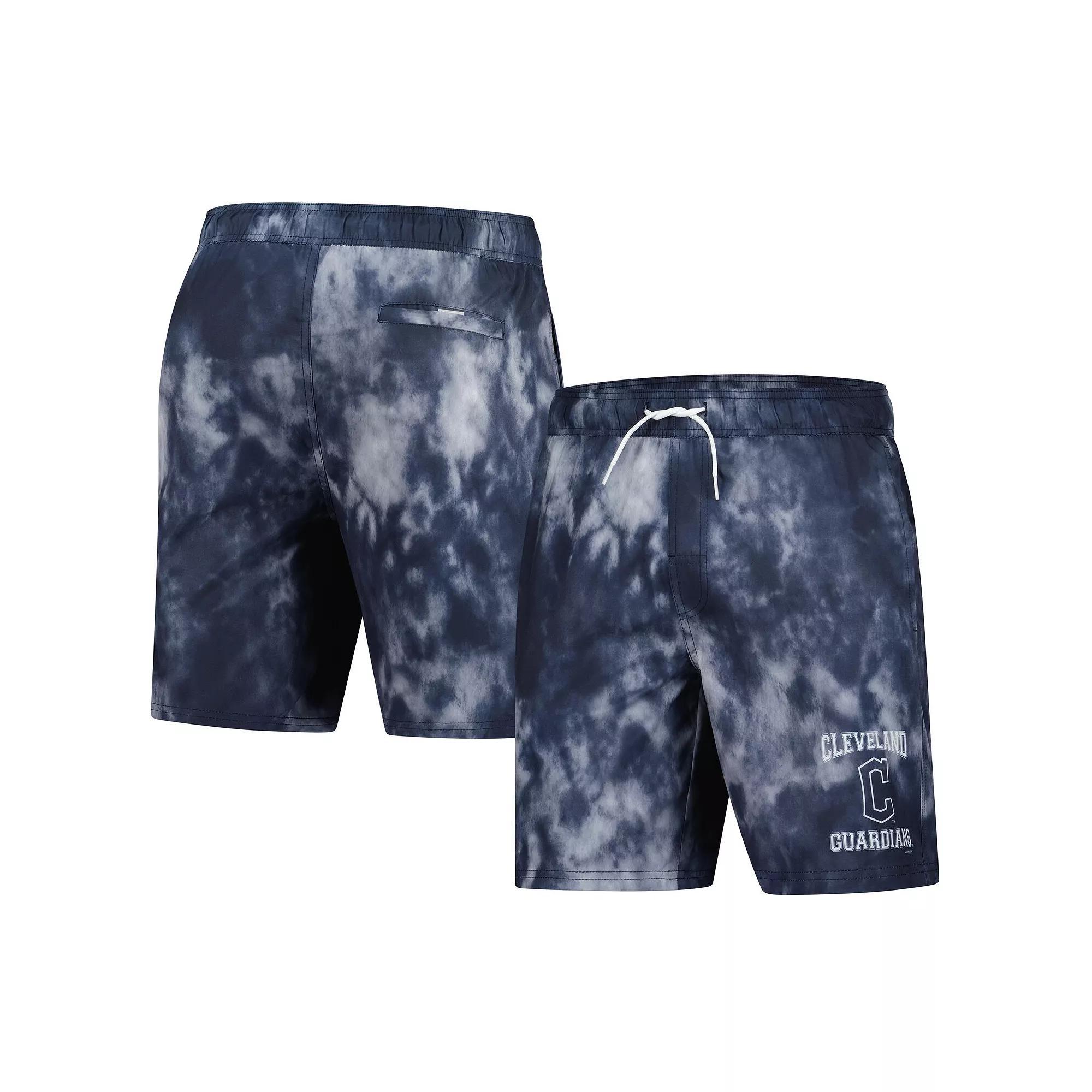 Men's G-III Sports by Carl Banks Navy Cleveland Guardians Swim Trunks,  Product Image