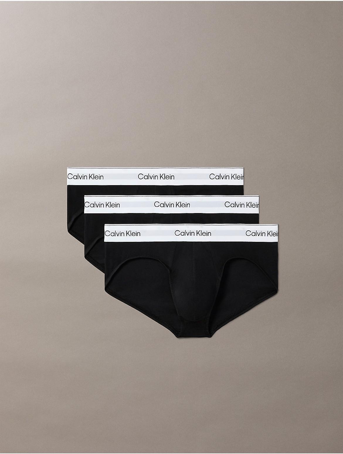 Calvin Klein Mens Icon Cotton Stretch 3-Pack Hip Brief - Multi Product Image