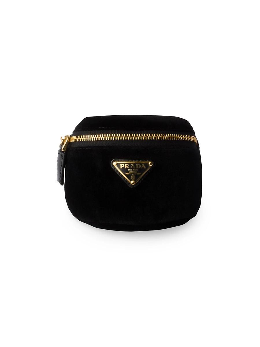 Womens Velvet Mini Pouch Product Image