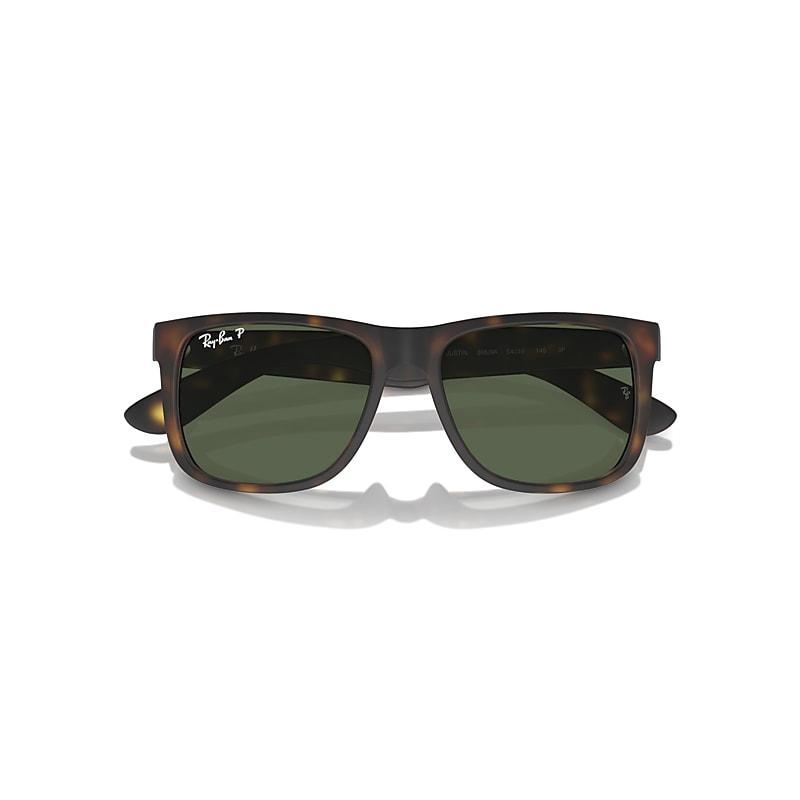 Ray-Ban Justin Classic Sunglasses Frame Grey Lenses Polarized Product Image