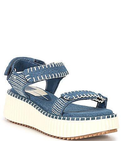 Dolce Vita Womens Debra Stitched Strappy Platform Sandals Product Image