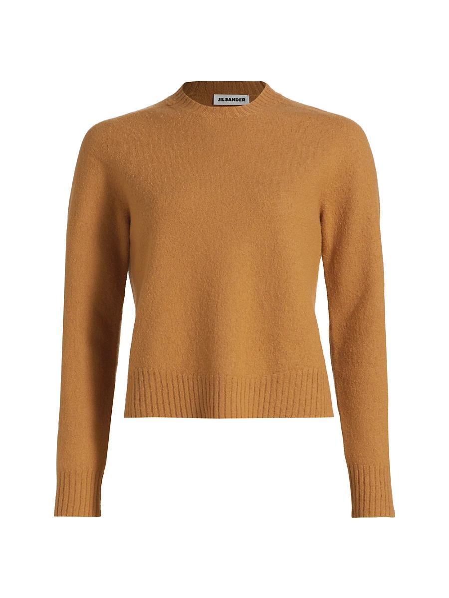 Womens Wool Crewneck Sweater Product Image