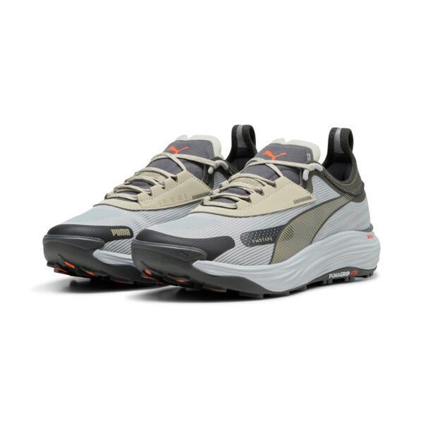 PUMA SEASONS Voyage NITROâ¢ 3 Men's Trail Running Shoes in Cool Light Grey/Desert Dust/Shadow Grey Product Image