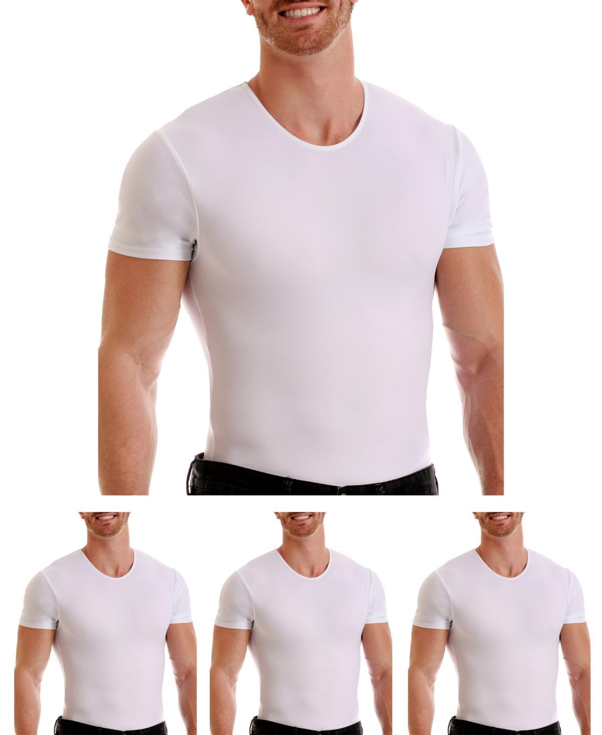 Insta Slim Mens 3 Pack Compression Short Sleeve Crew-Neck T-Shirts Product Image