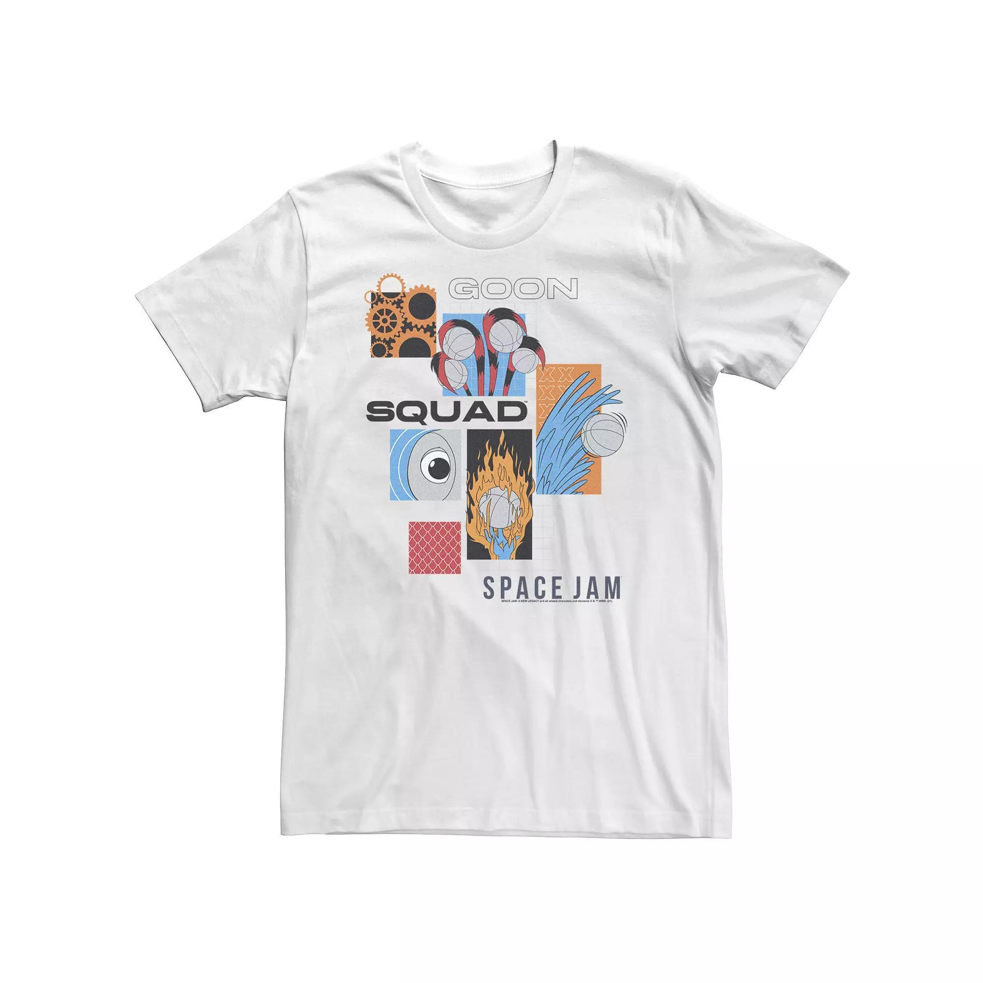 Big & Tall Space Jam 2 The Goons Boxed Up Tee, Men's, Size: 3XL, White Product Image