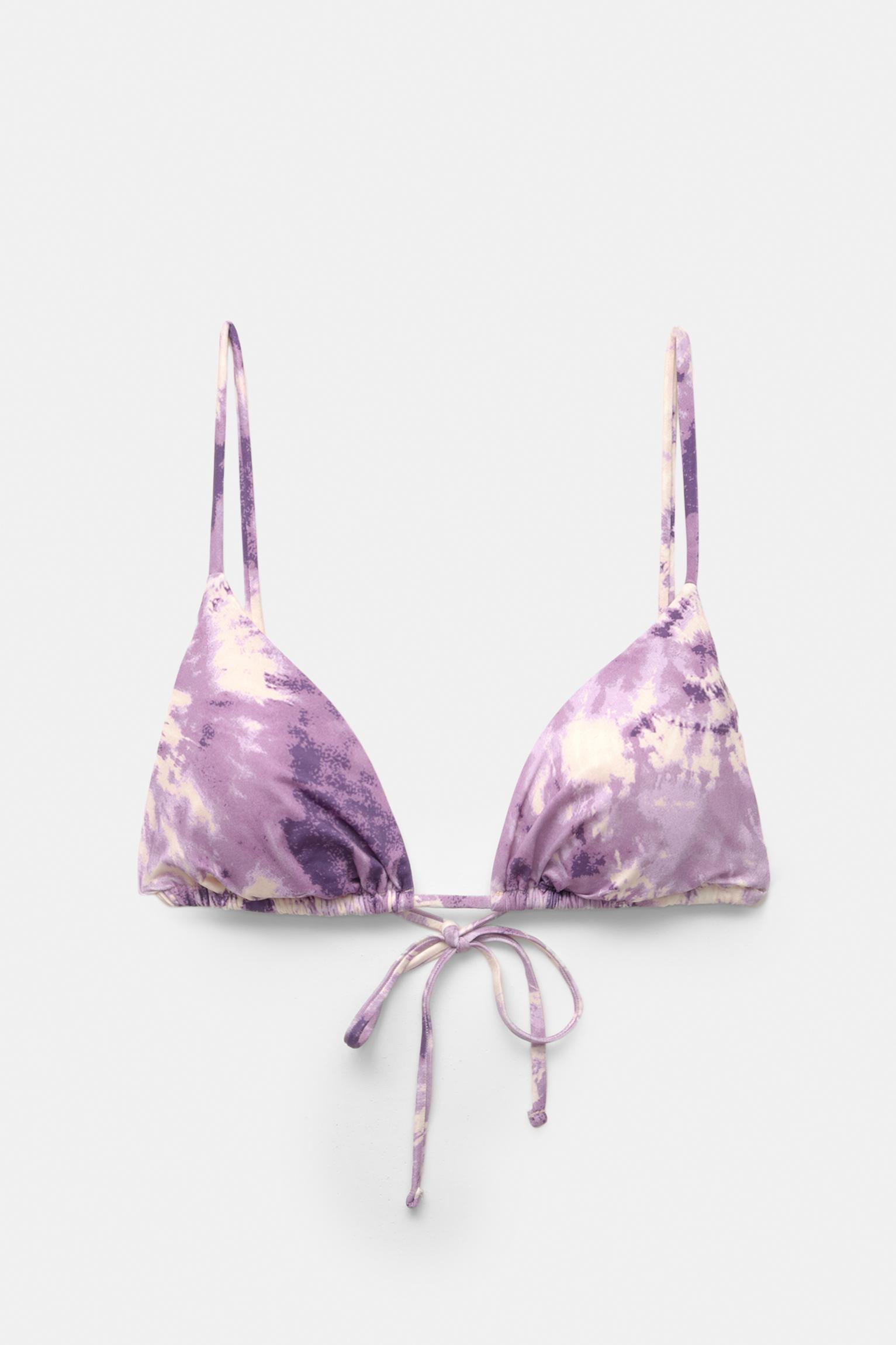 Tie-dye bikini top Product Image