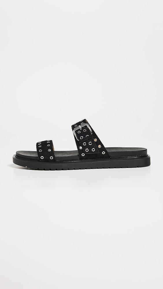 Madewell The Dee Double Strap Slide Sandals | Shopbop Product Image