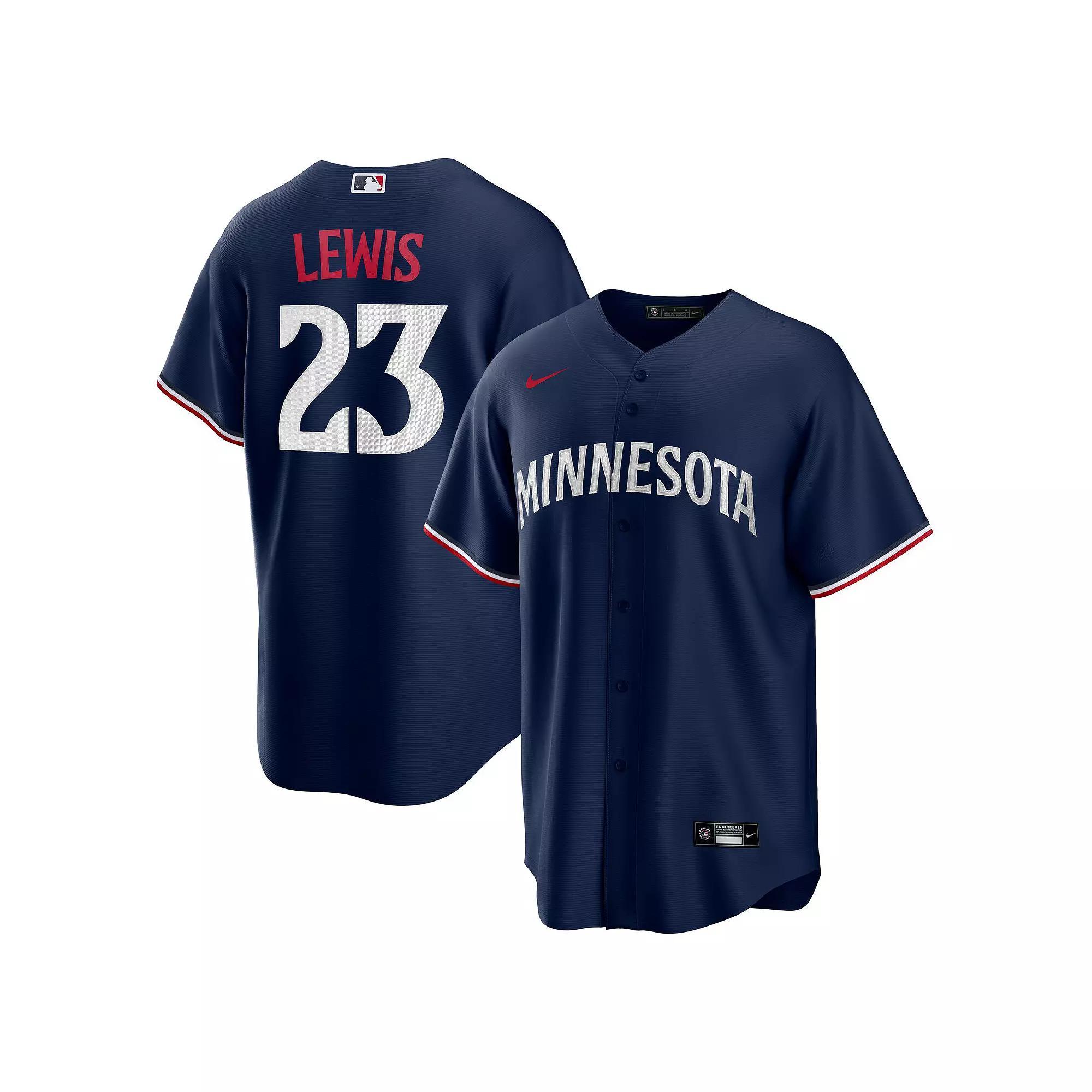 Men's Nike Royce Lewis Navy Minnesota Twins Alternate Replica Jersey,  Product Image