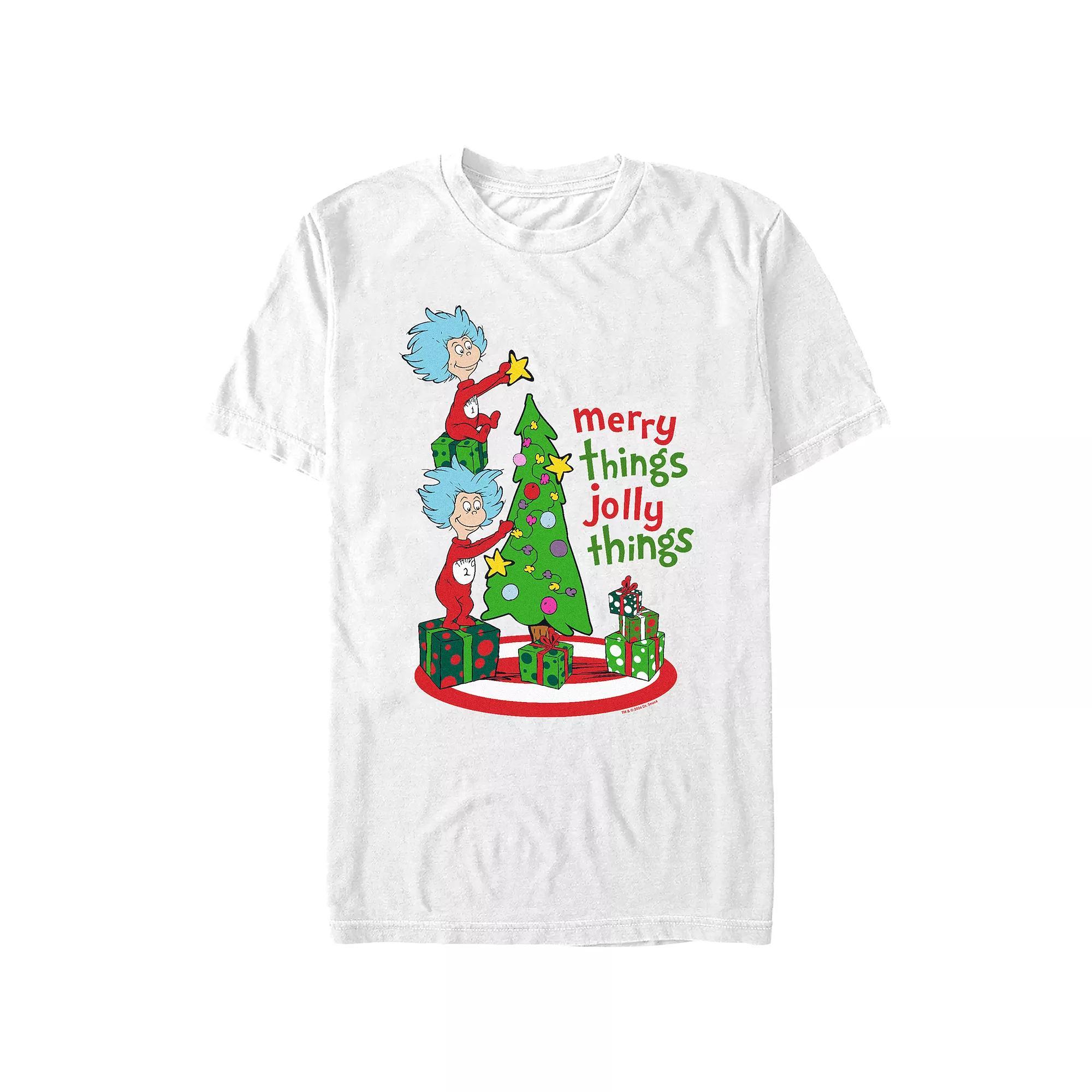 Men's Dr. Seuss Merry Things Jolly Things Graphic Tee,  Product Image