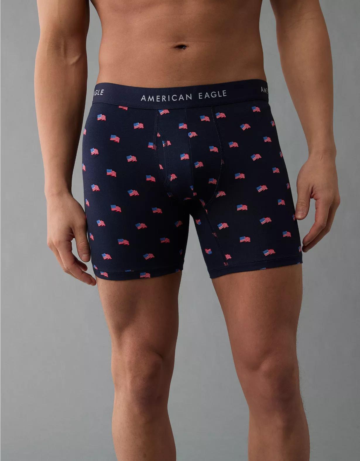 AEO Men's USA 6" Classic Boxer Brief Product Image