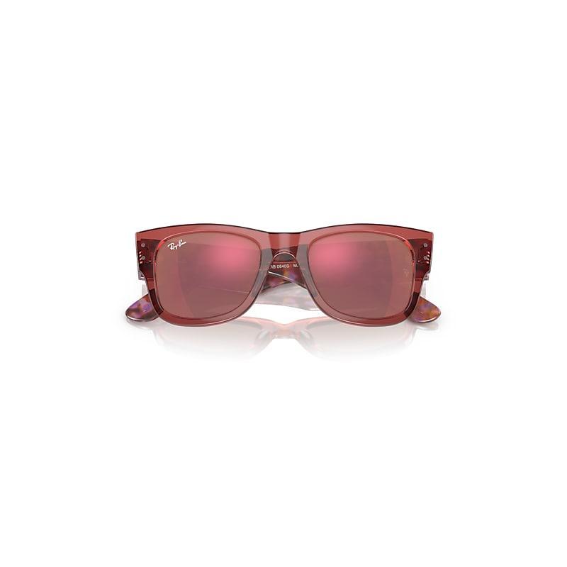 Ray-Ban Mega Wayfarer Sunglasses Frame Red Lenses Product Image