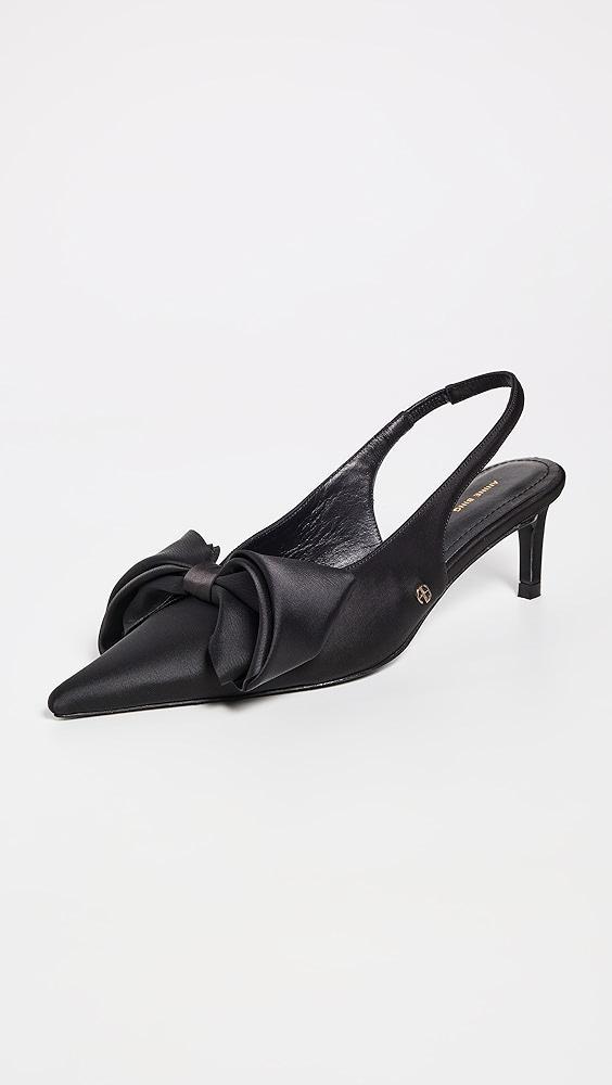 ANINE BING Nina Heels With Bow Heels | Shopbop Product Image