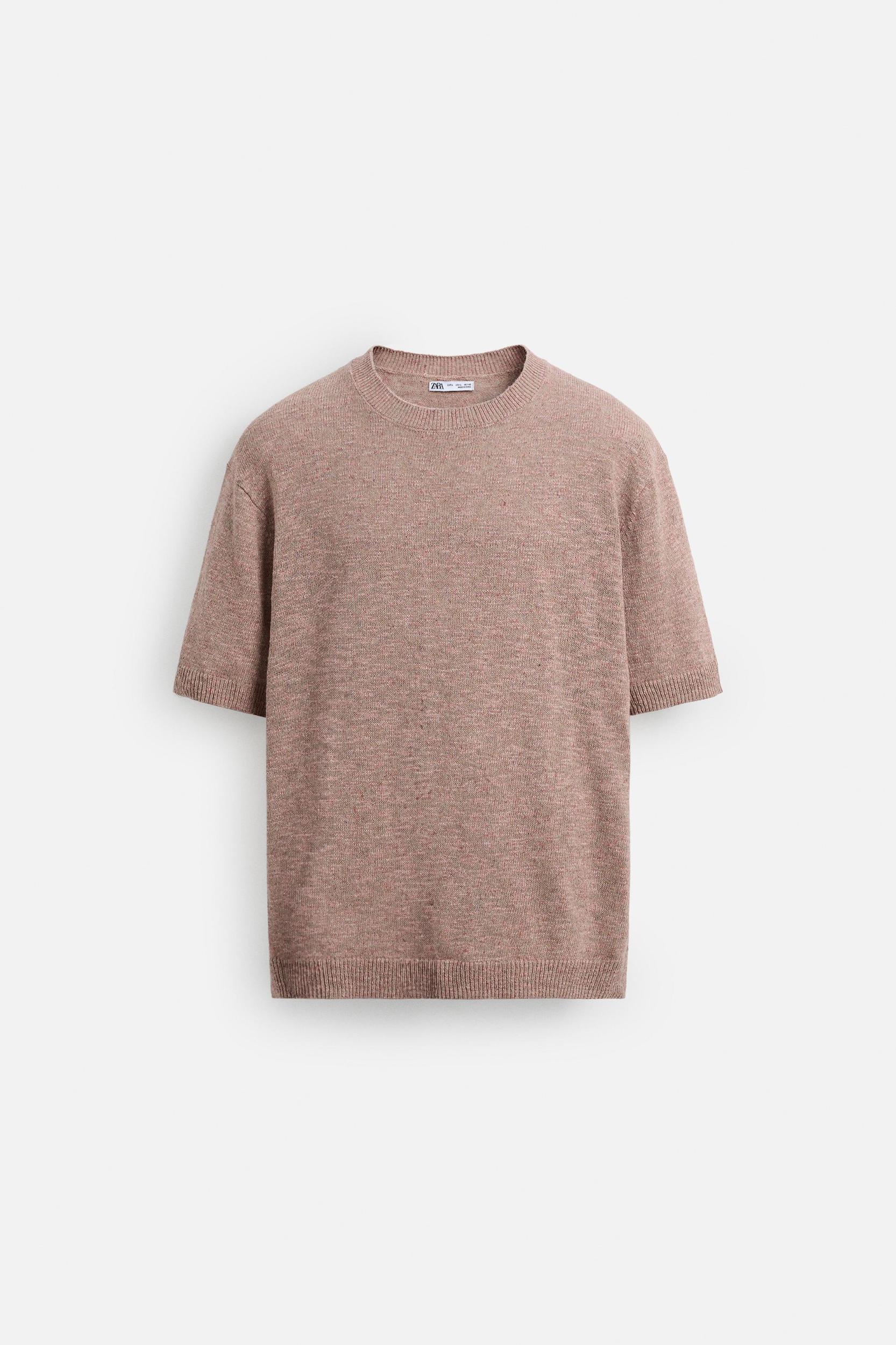 TEXTURED KNIT T-SHIRT Product Image