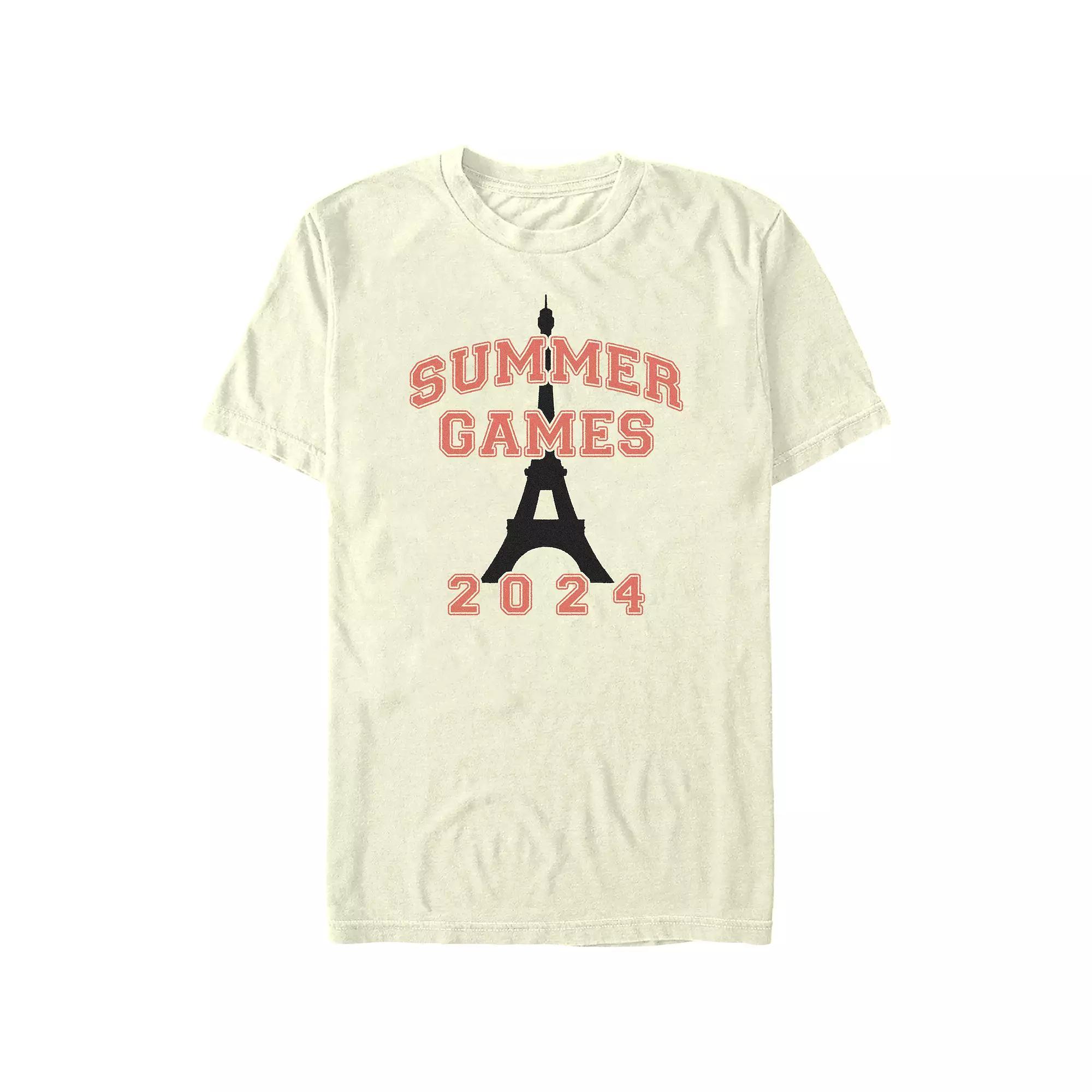 Men's Summer Games 2024 Graphic Tee, Size: XL, Natural Product Image