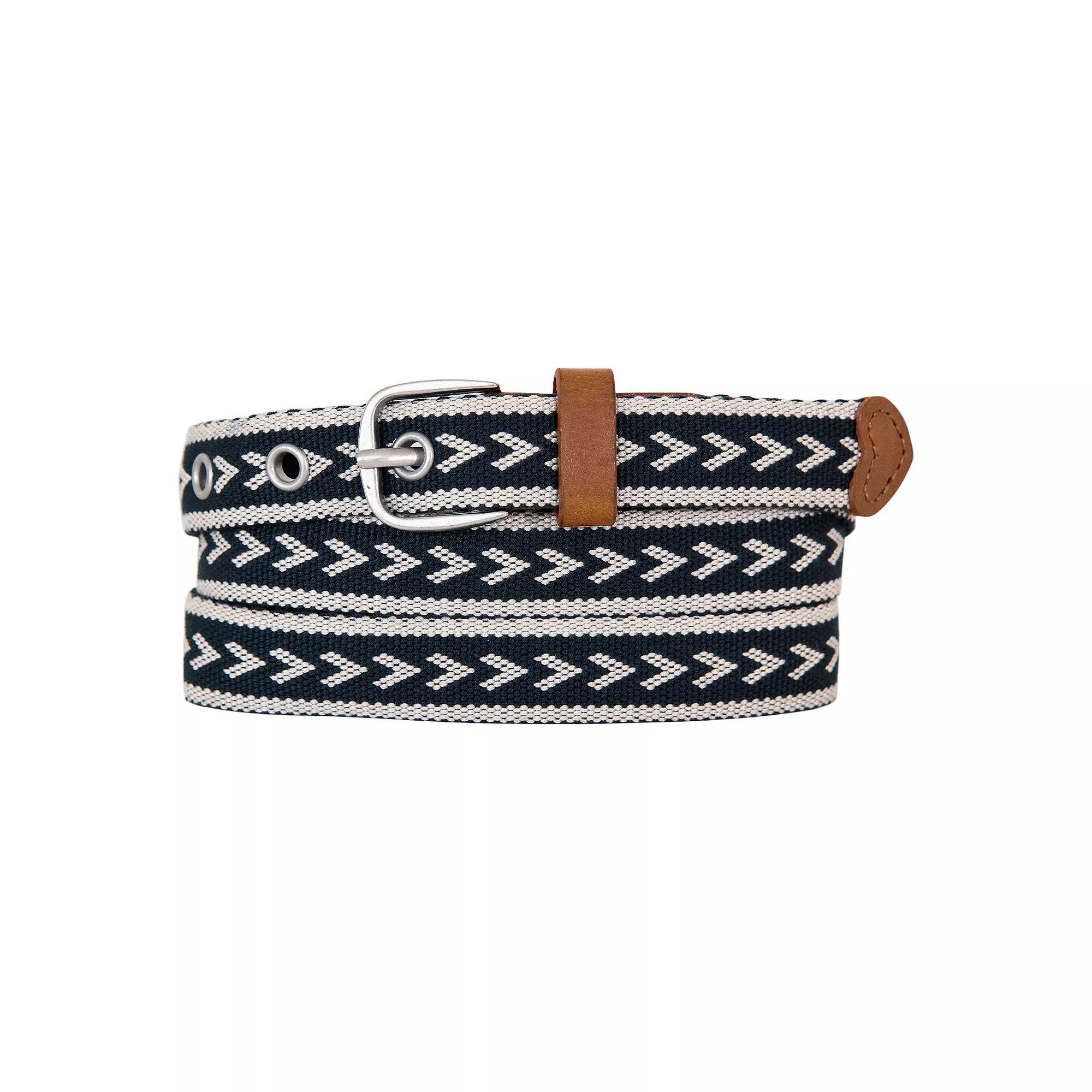 Women's Eddie Bauer 0.8-in. Cascade Woven Belt, Size: Small, Blue Product Image