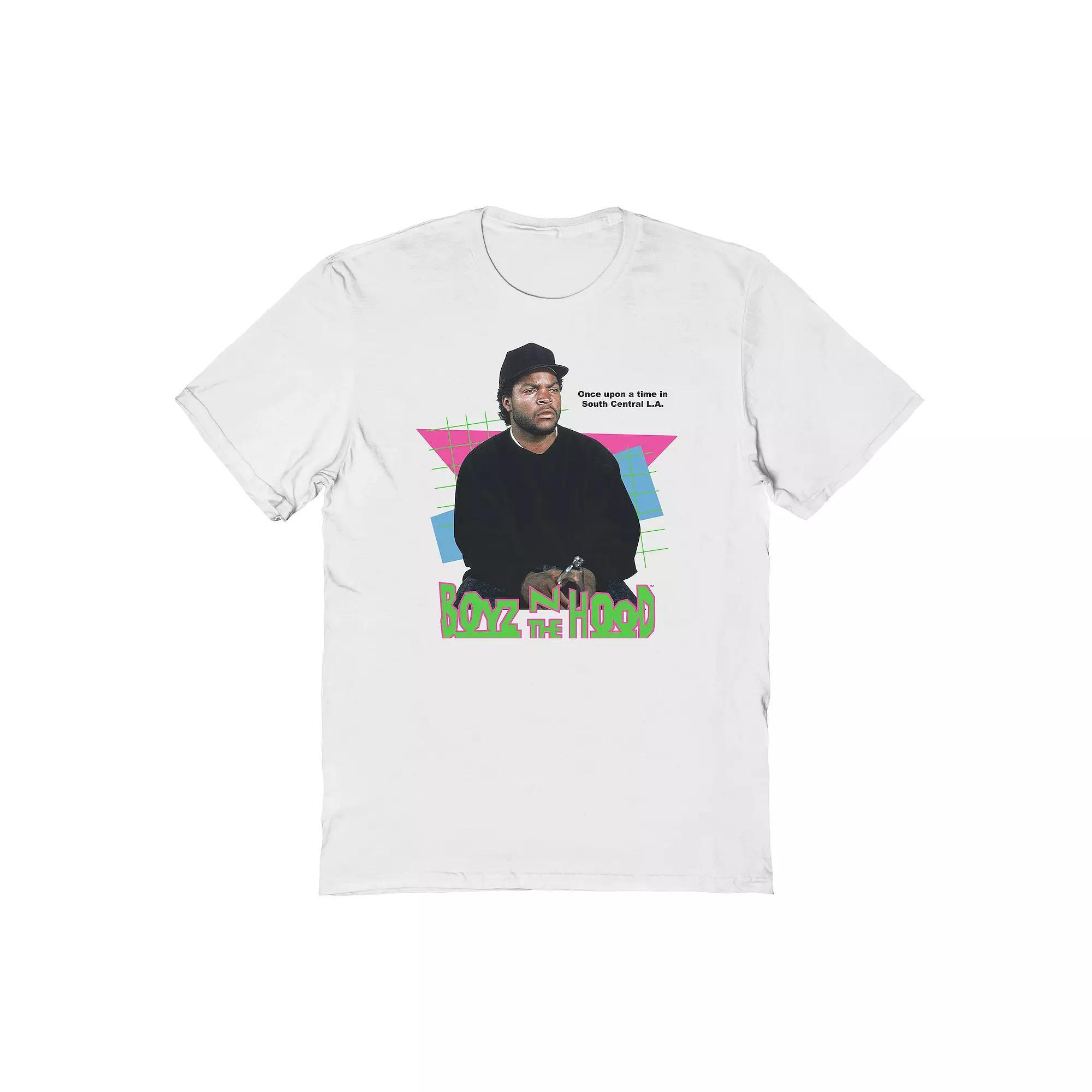 Men's Boyz N The Hood Retro White Graphic Tee, Size: Large Product Image