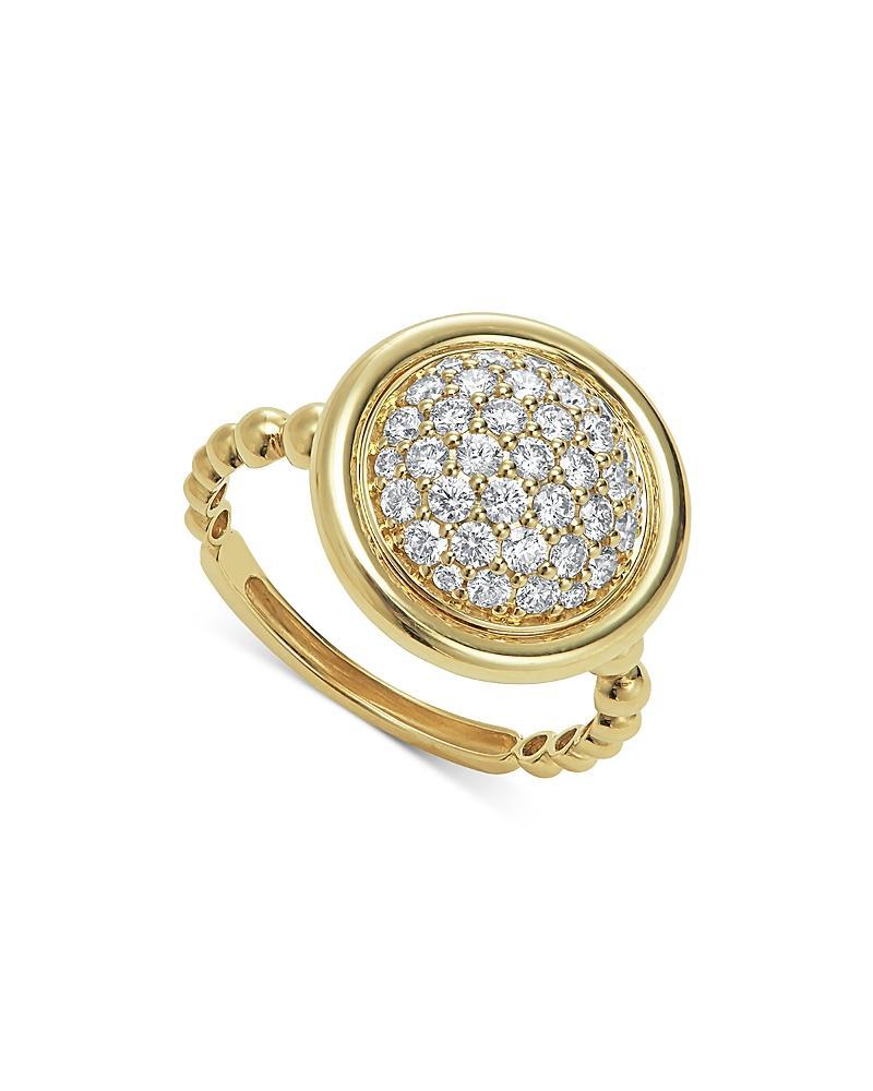 Lagos Meridian 18K Gold & Ceramic Diamond Ring Product Image