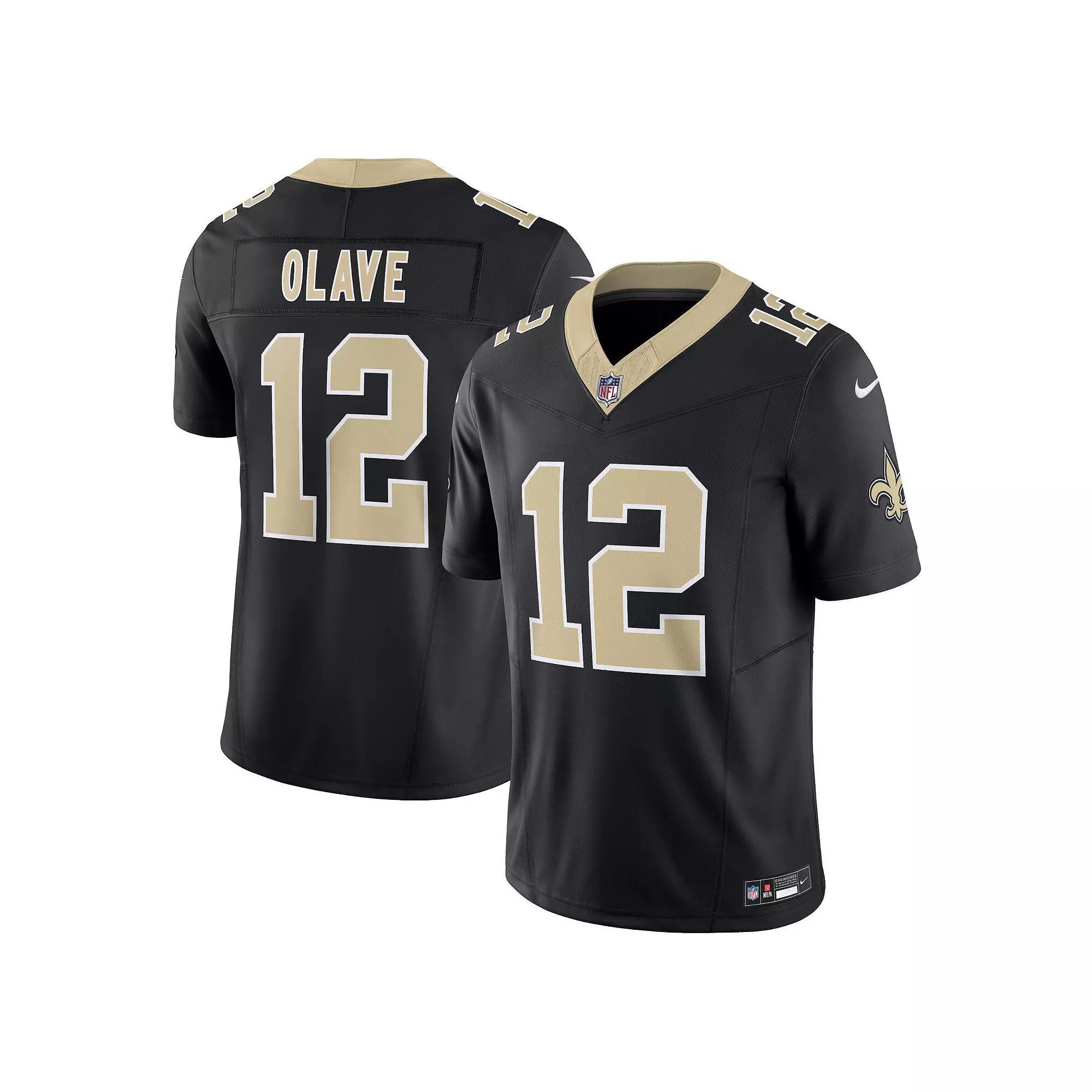 Men's Nike Chris Olave Black New Orleans Saints Vapor F.U.S.E. Limited Jersey,  Product Image