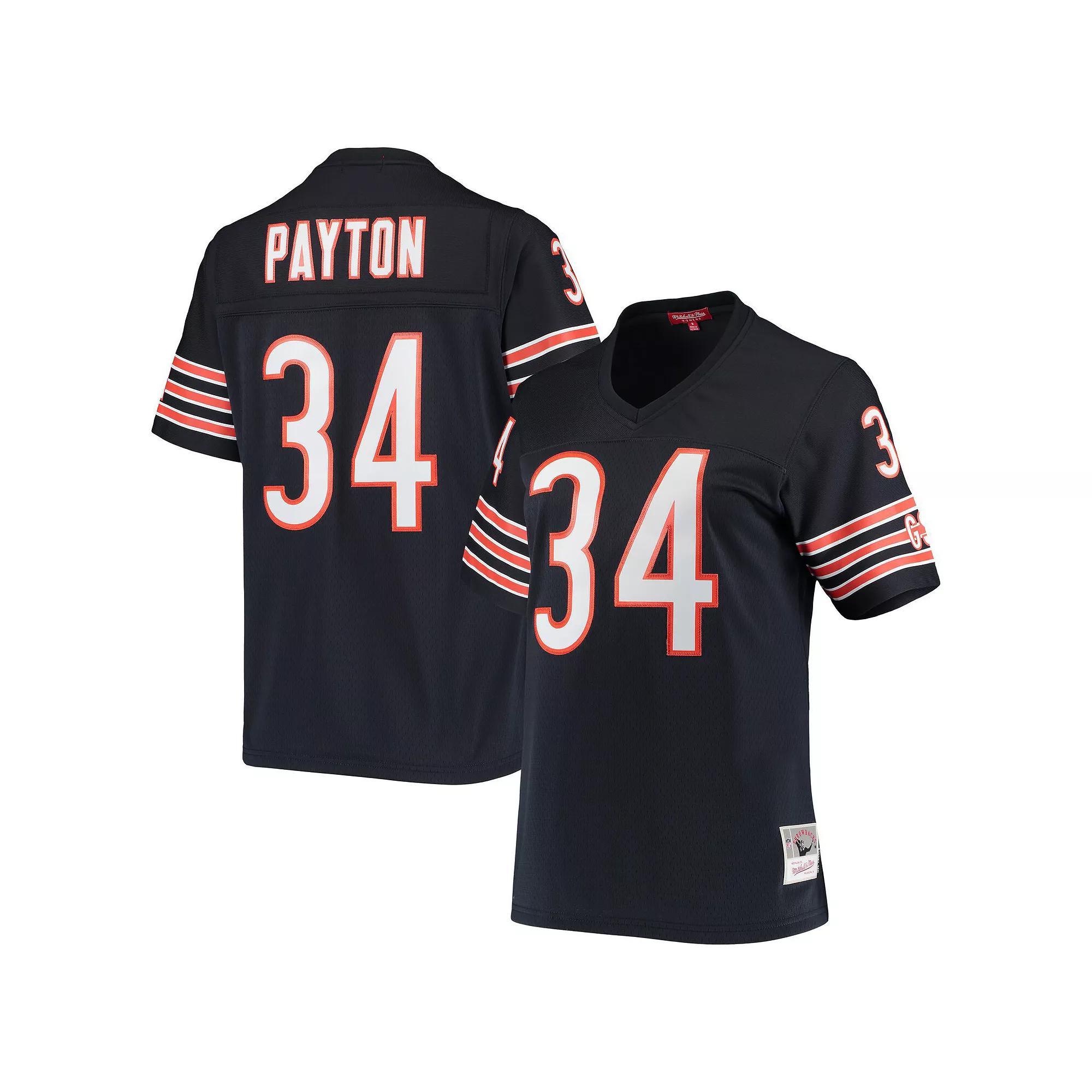 Women's Mitchell & Ness Walter Payton Navy Chicago Bears 1985 Legacy Replica Jersey,  Product Image