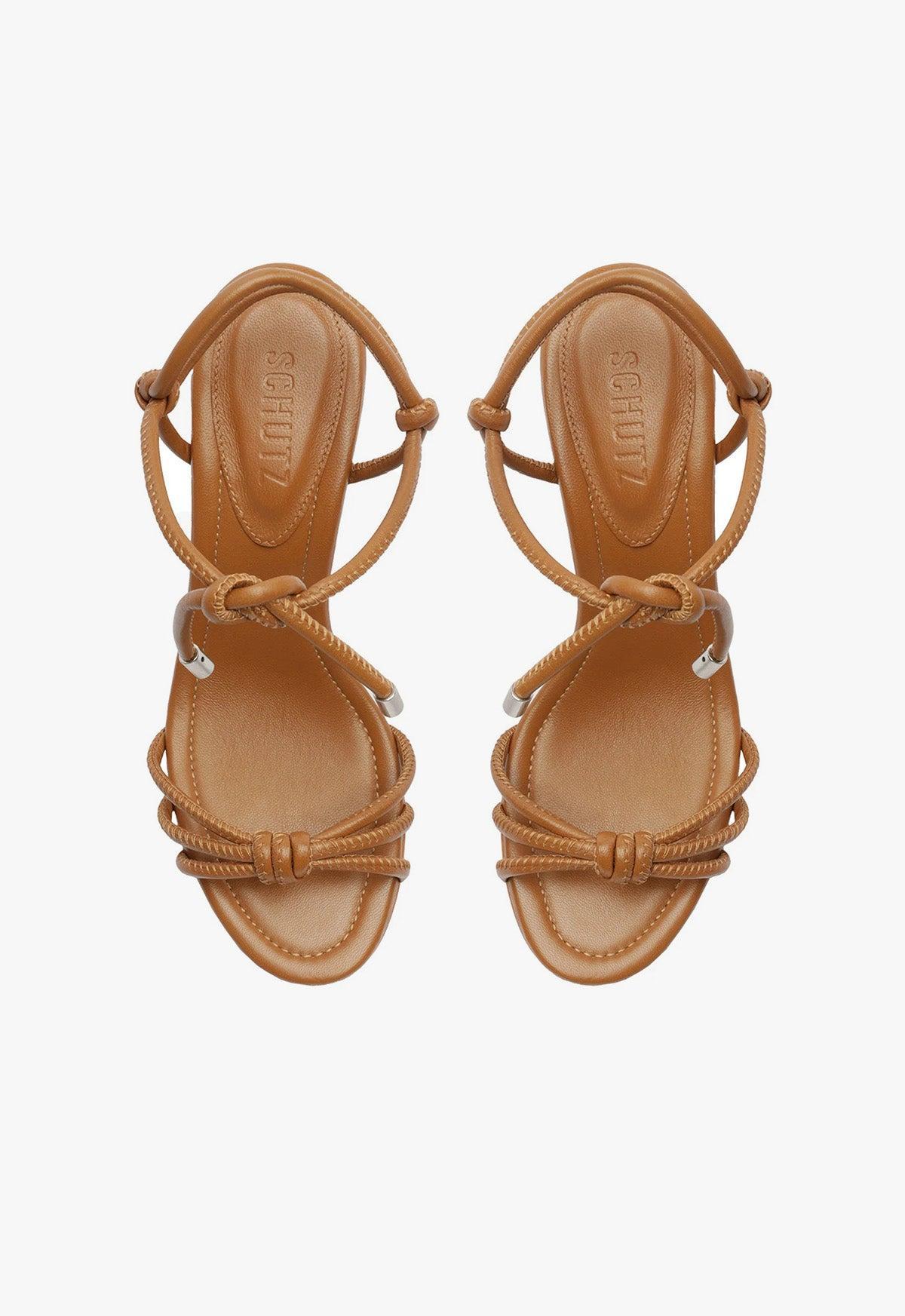 Kate High Block Leather Sandal Female Product Image