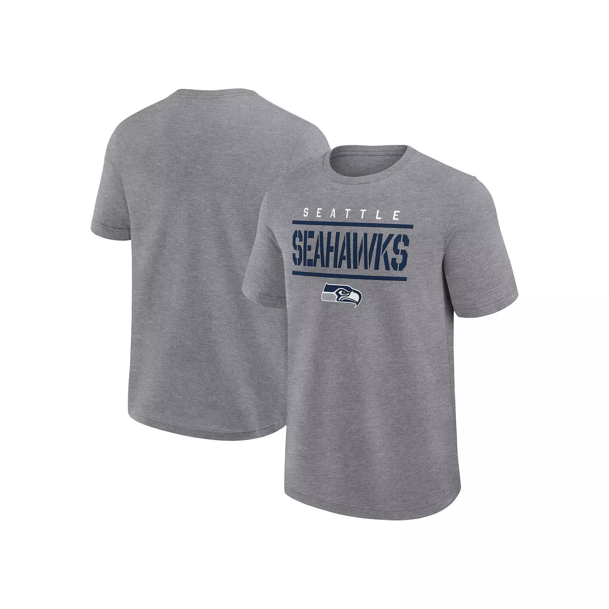 Men's Nike Heather Gray Michigan State Spartans Primetime Legend Wordmark T-Shirt,  Product Image