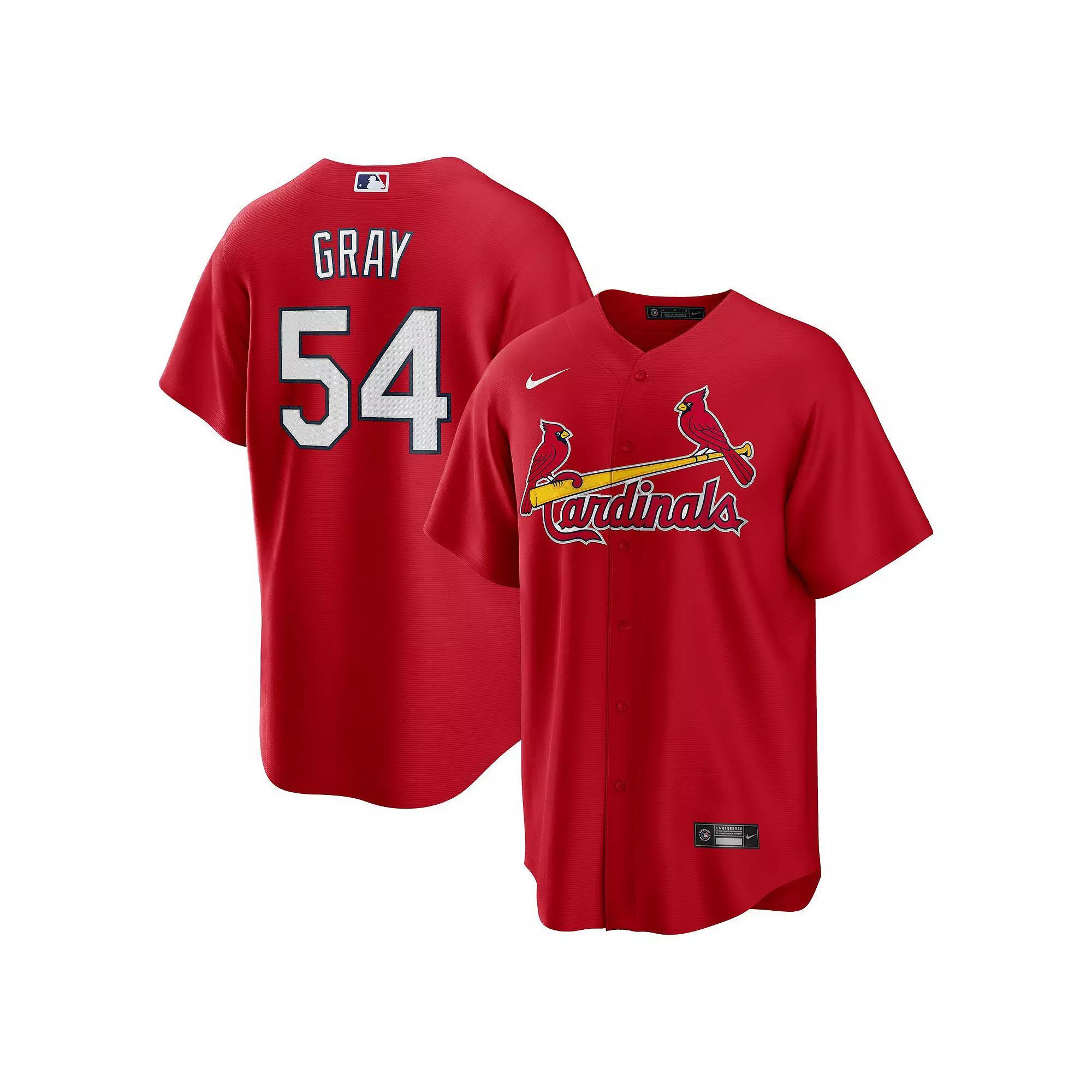 Men's Nike Sonny Gray Red St. Louis Cardinals Alternate Replica Jersey,  Product Image