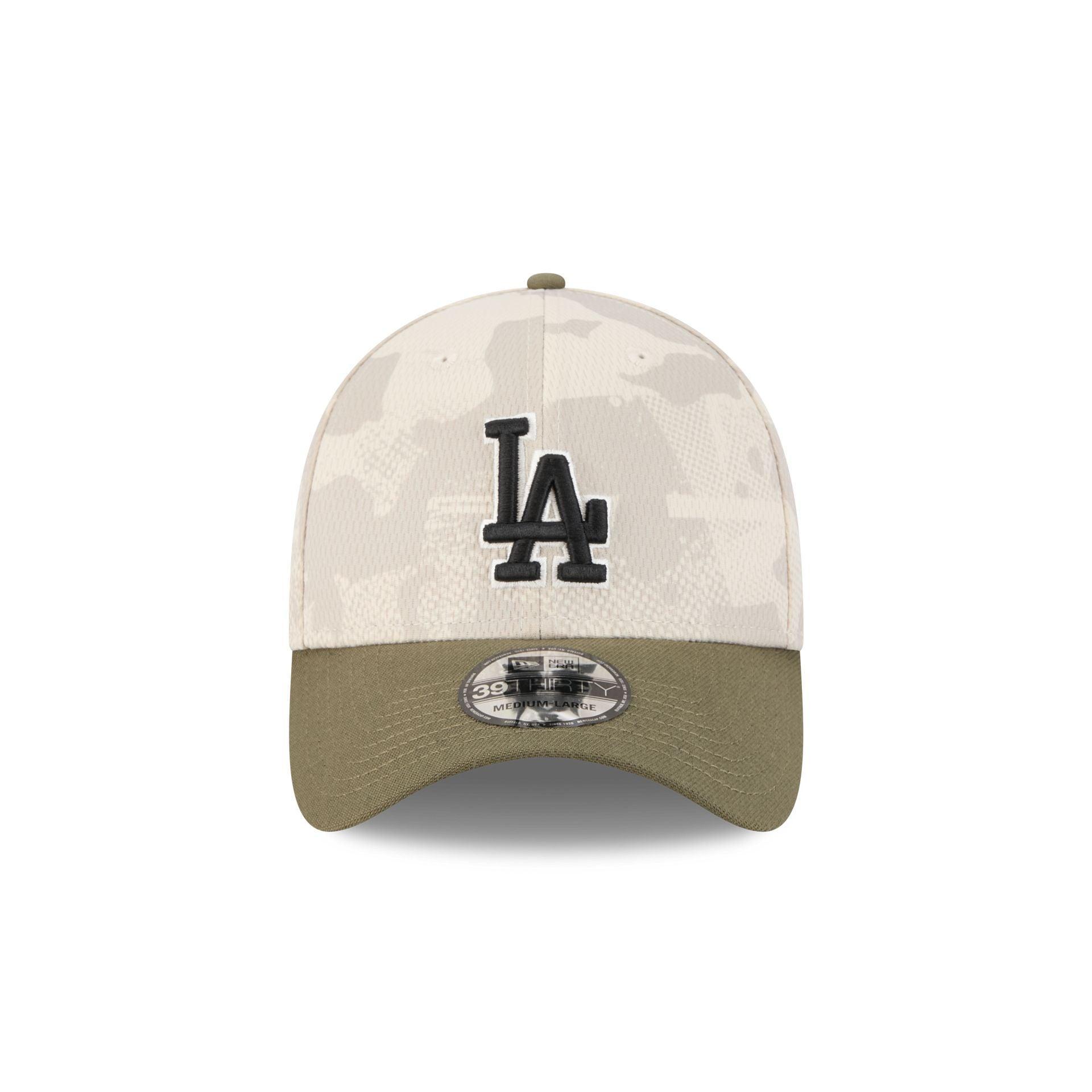 Los Angeles Dodgers Armed Forces Day 2025 39THIRTY Stretch Fit Hat Male Product Image