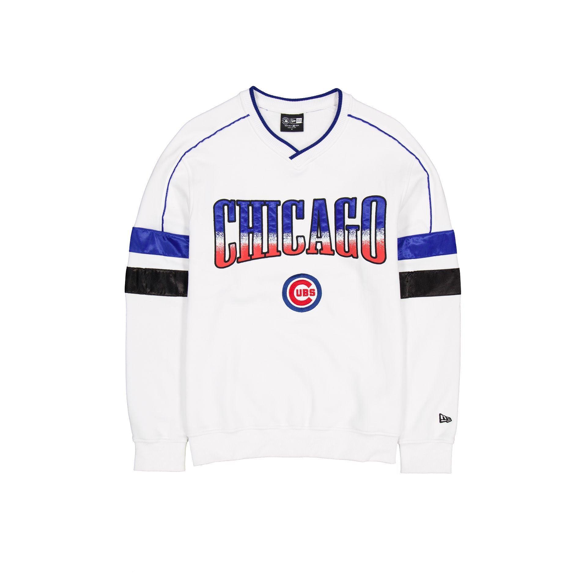 Chicago Cubs Sport Classics White Crewneck Male Product Image
