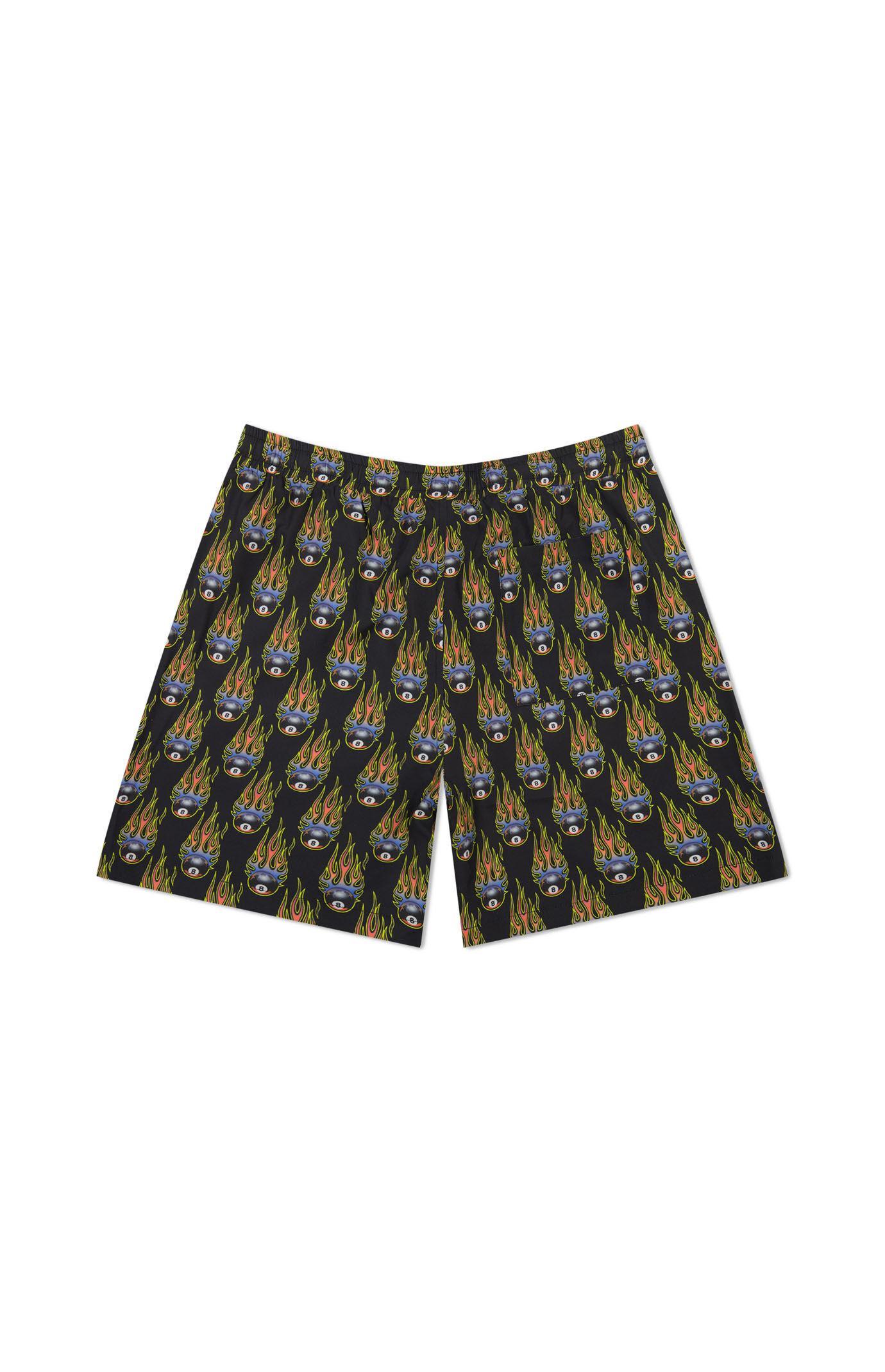 WeSC America Inc Men's 8 Balls OF Fire AOP Austin Shorts - Product Image