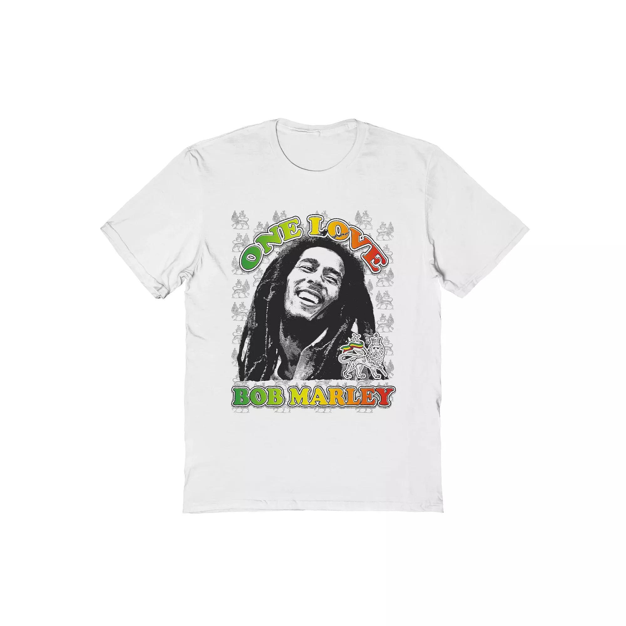 Men's Bob Marley One Love Texture Graphic Tee, Adult Unisex,  Product Image