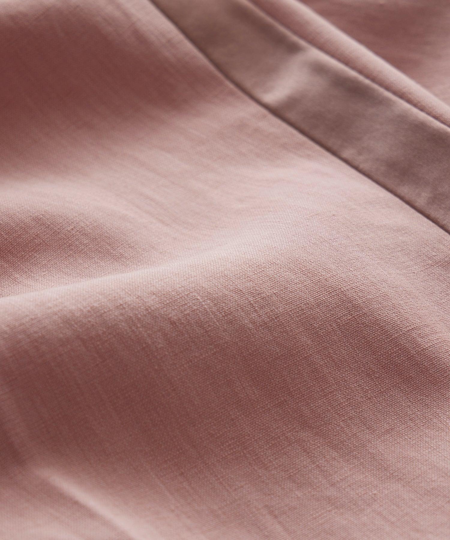 Relaxed Italian Sueded Linen Tuxedo Trouser Product Image