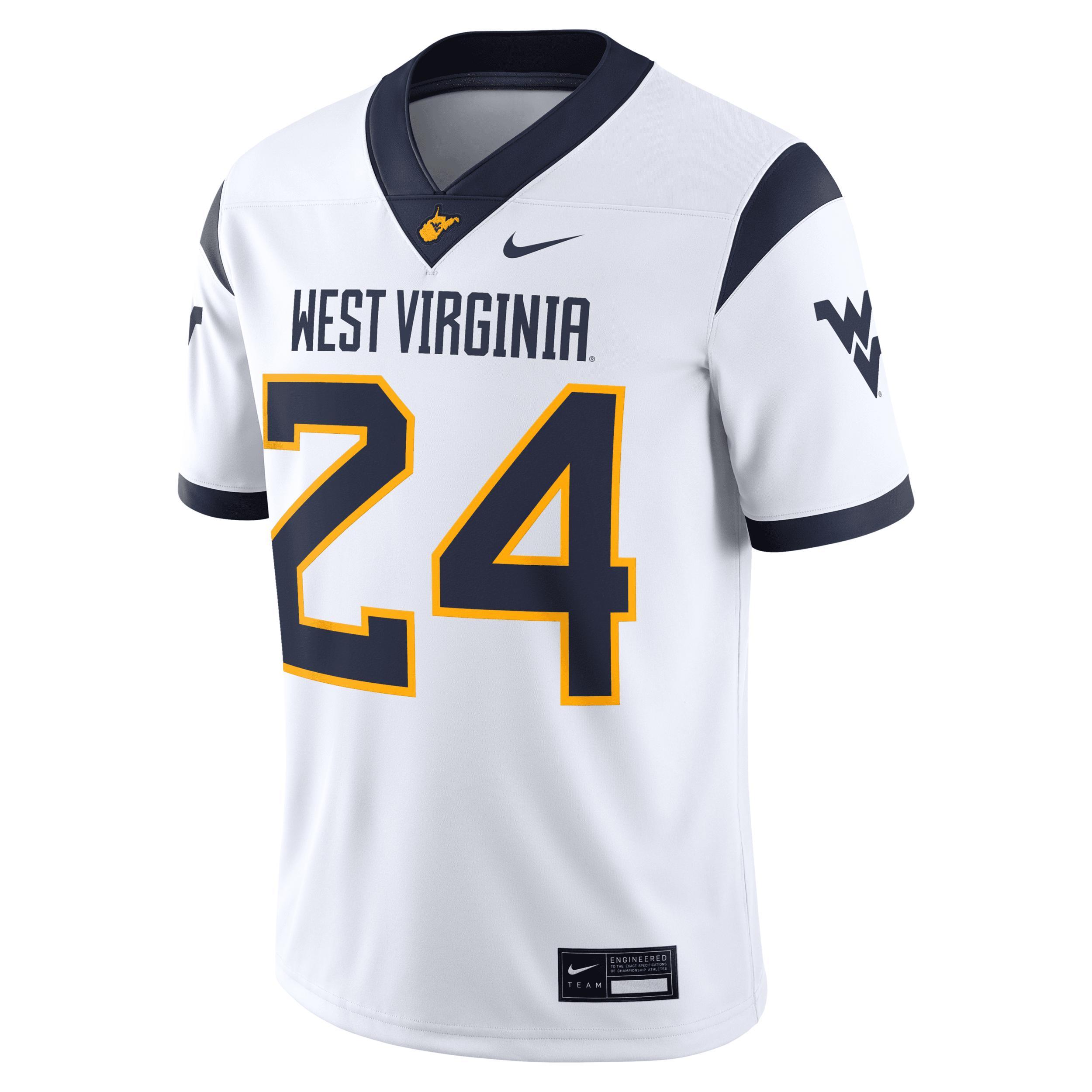 West Virginia Mountaineers Nike Men's Dri-FIT College Game Jersey Product Image