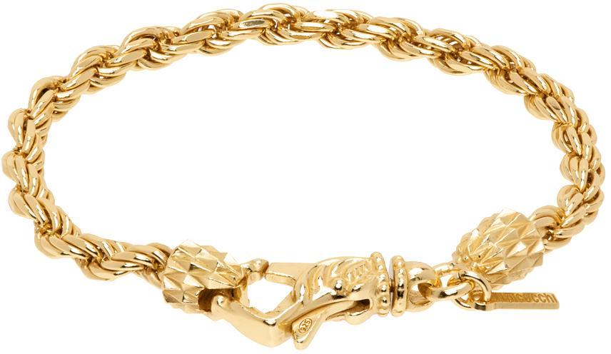 EMANUELE BICOCCHI Gold Rope Chain Bracelet Product Image