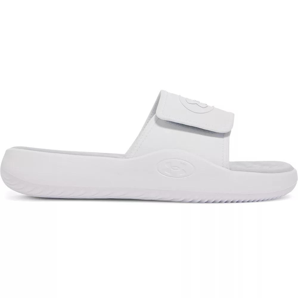 Under Armour Ignite Pro 8 Men's Slide Sandals, Size: 11, White Gray Product Image