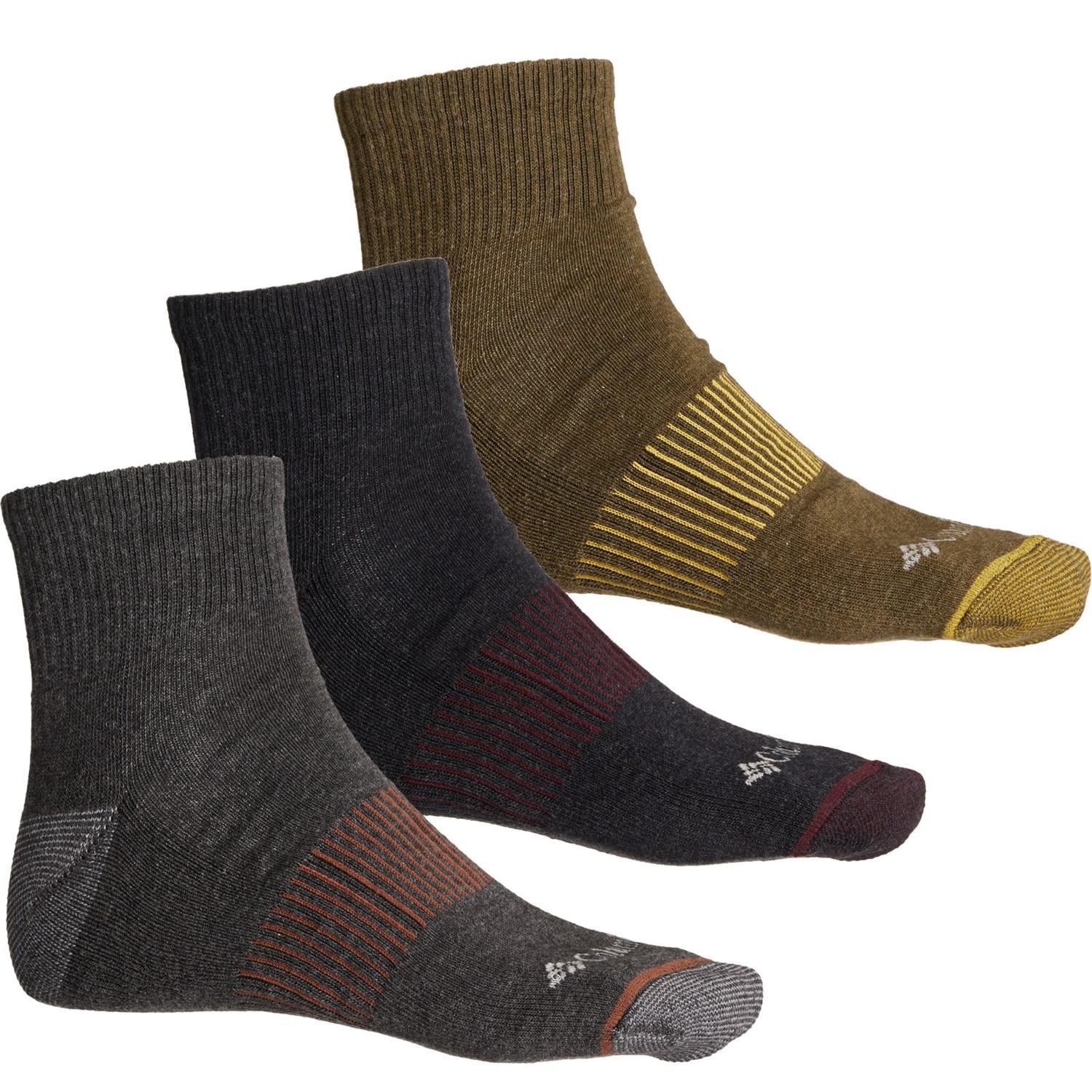 Columbia Sportswear Heather Ribbed Socks - 4-Pack, Quarter Crew (For Men) Product Image