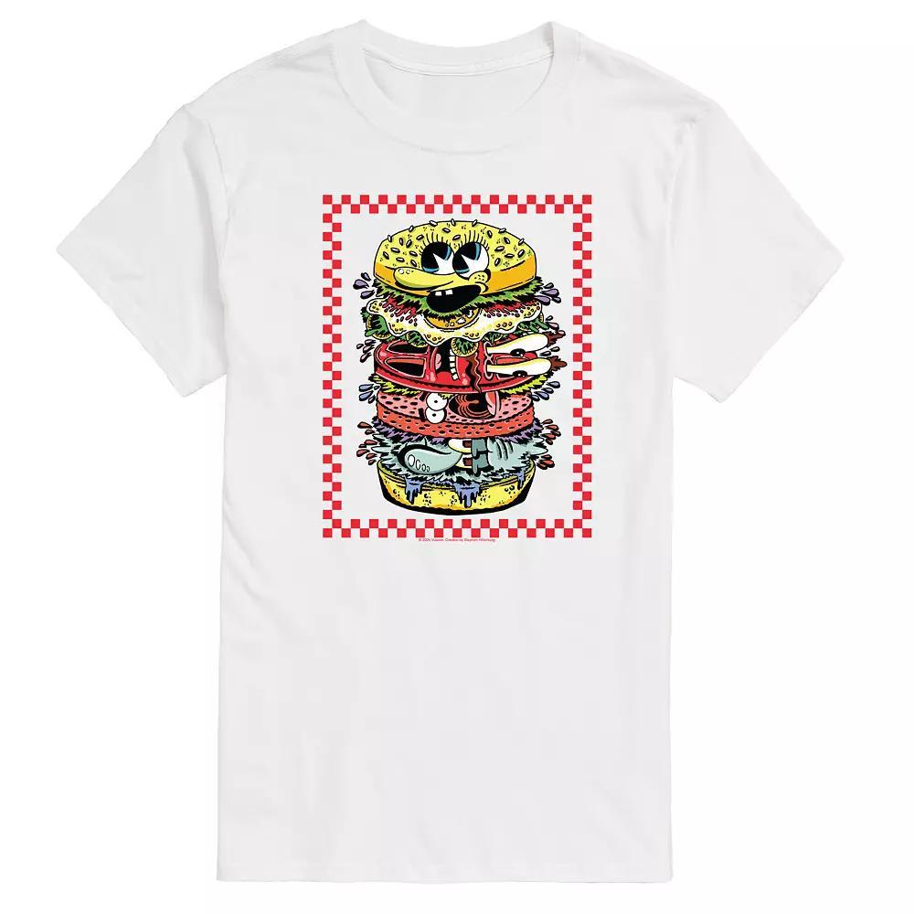 Men's SpongeBob SquarePants Patty Graphic Tee, Size: XL, White Product Image