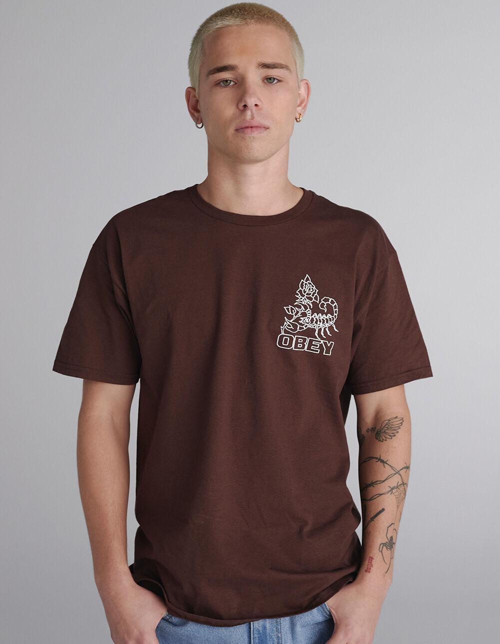 OBEY Scorpion Rose Mens Tee Product Image