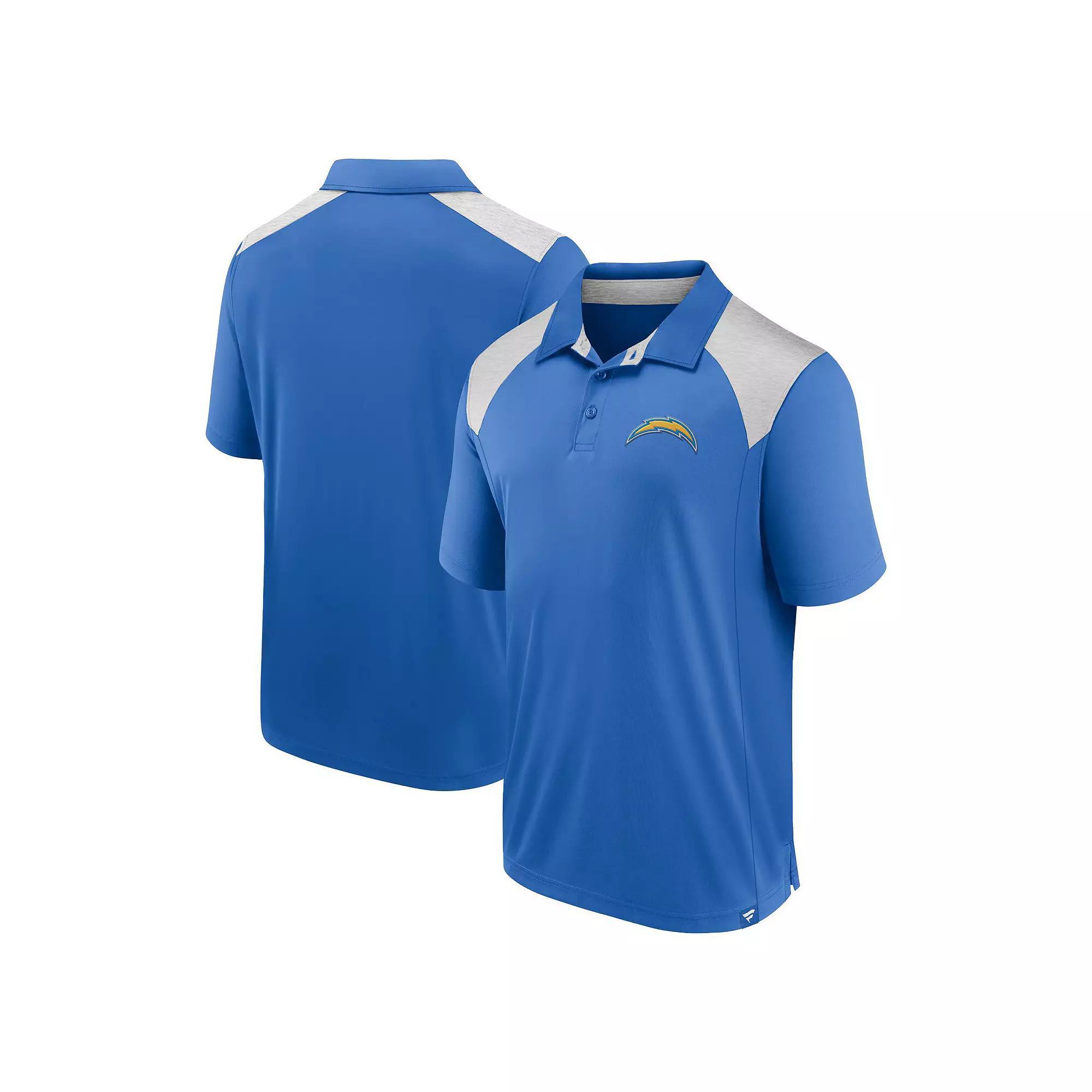 Men's Fanatics Powder Blue Los Angeles Chargers Primary Polo,  Product Image
