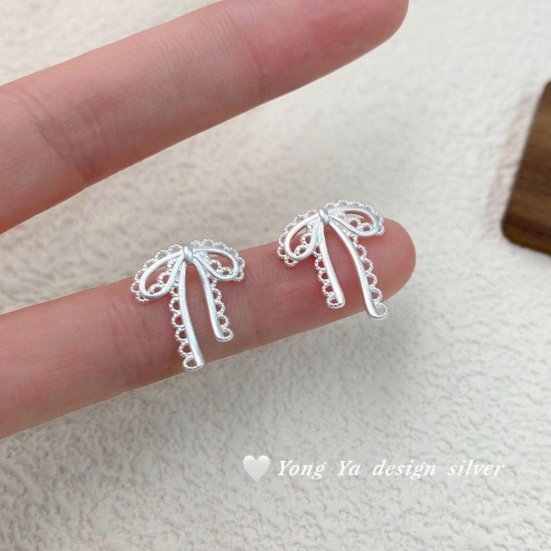 Bow Alloy Stud Earring Product Image