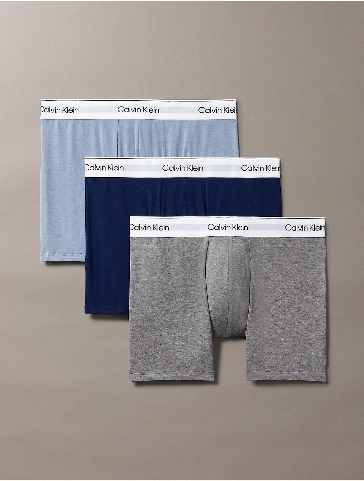 Calvin Klein Mens Icon Cotton Stretch 3-Pack Boxer Brief - Multi - S Product Image