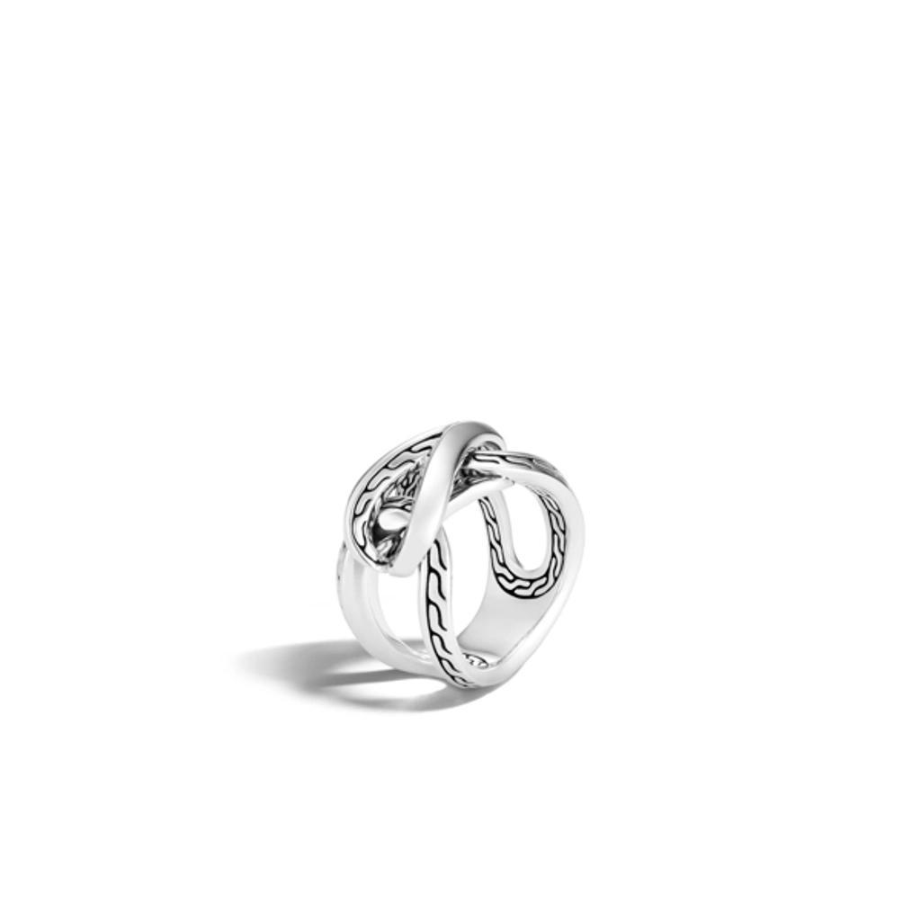 JOHN HARDY Sterling Silver Asli Classic Chain Openwork Statement Ring Product Image